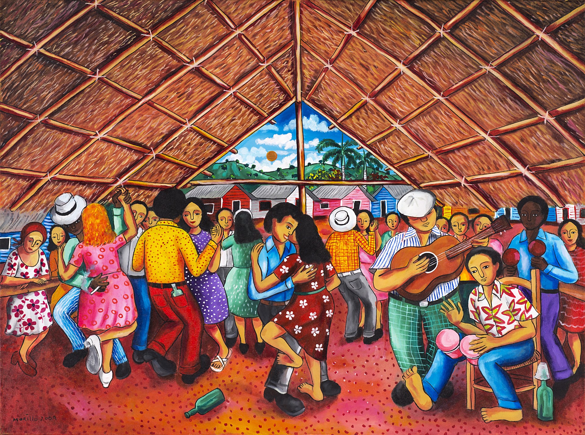 Dancing The Bachata#26JM-DR by José Morillo (Dominican, b.1975)