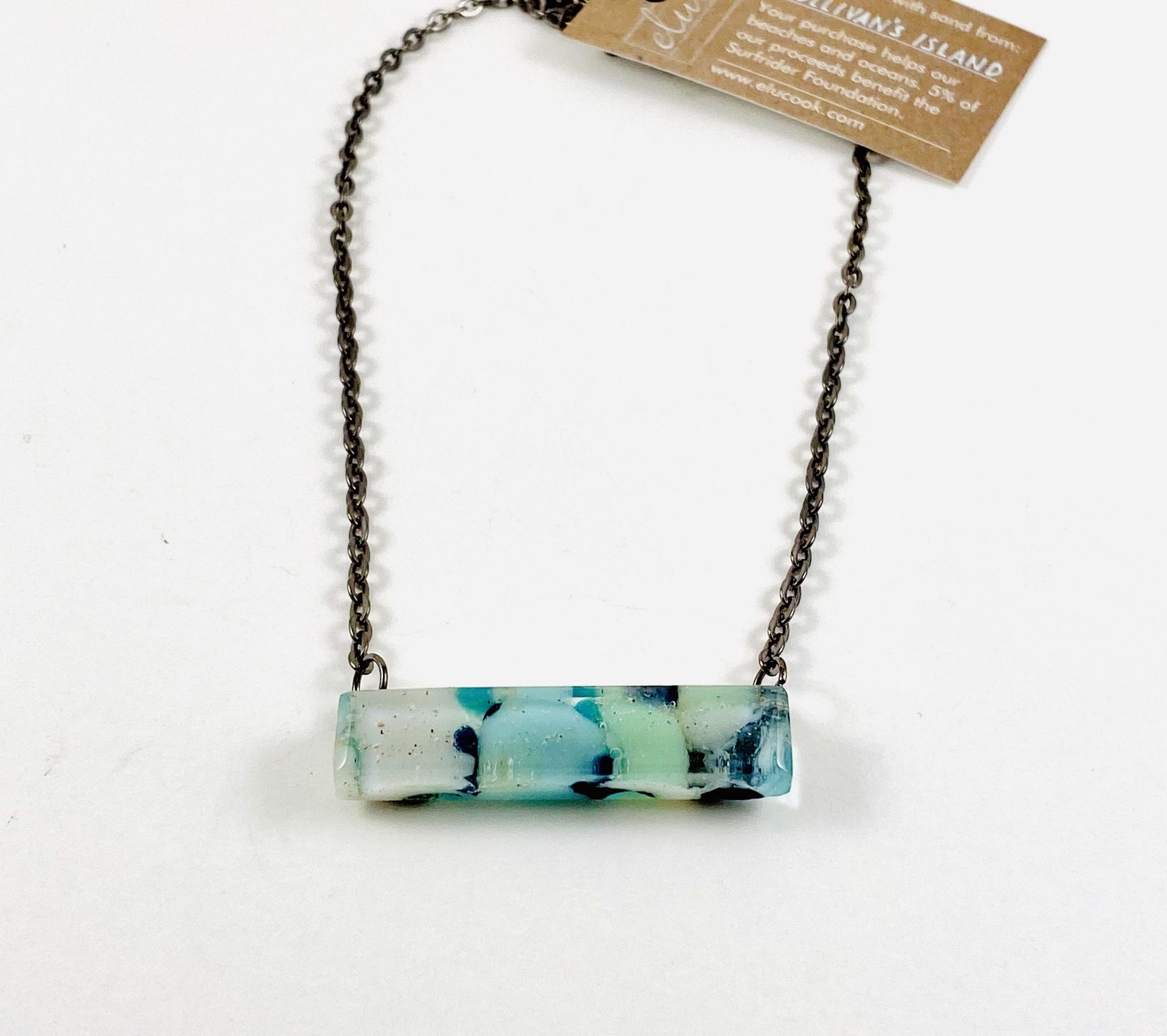 Mini Horizon Necklace 16"chain, 7c by Emily Cook