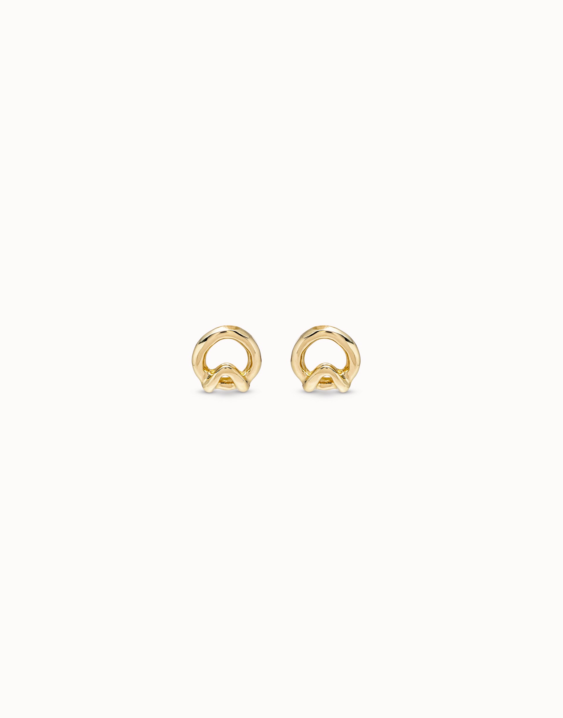 9357 Game of 3 Earrings Gold by UNO DE 50