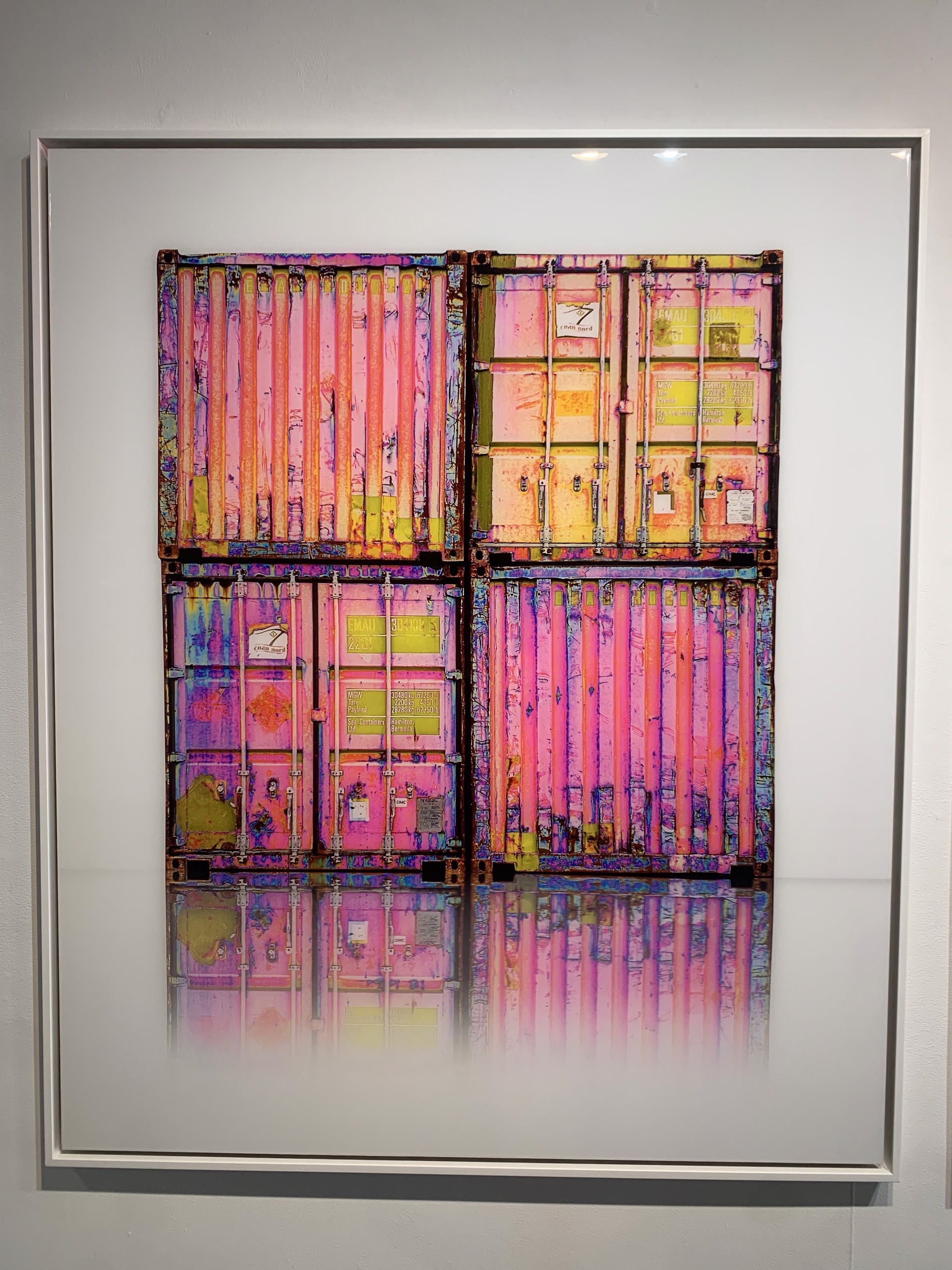 Nega Four (The Pink) Diptych by Didier Engels