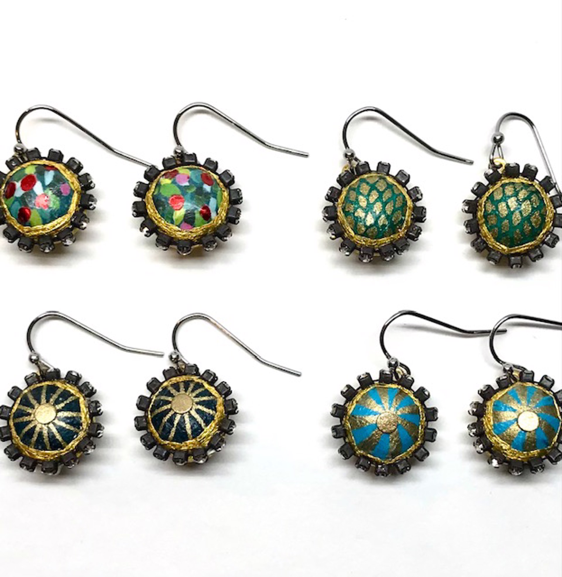 Round Paper Earrings by Coco Delay