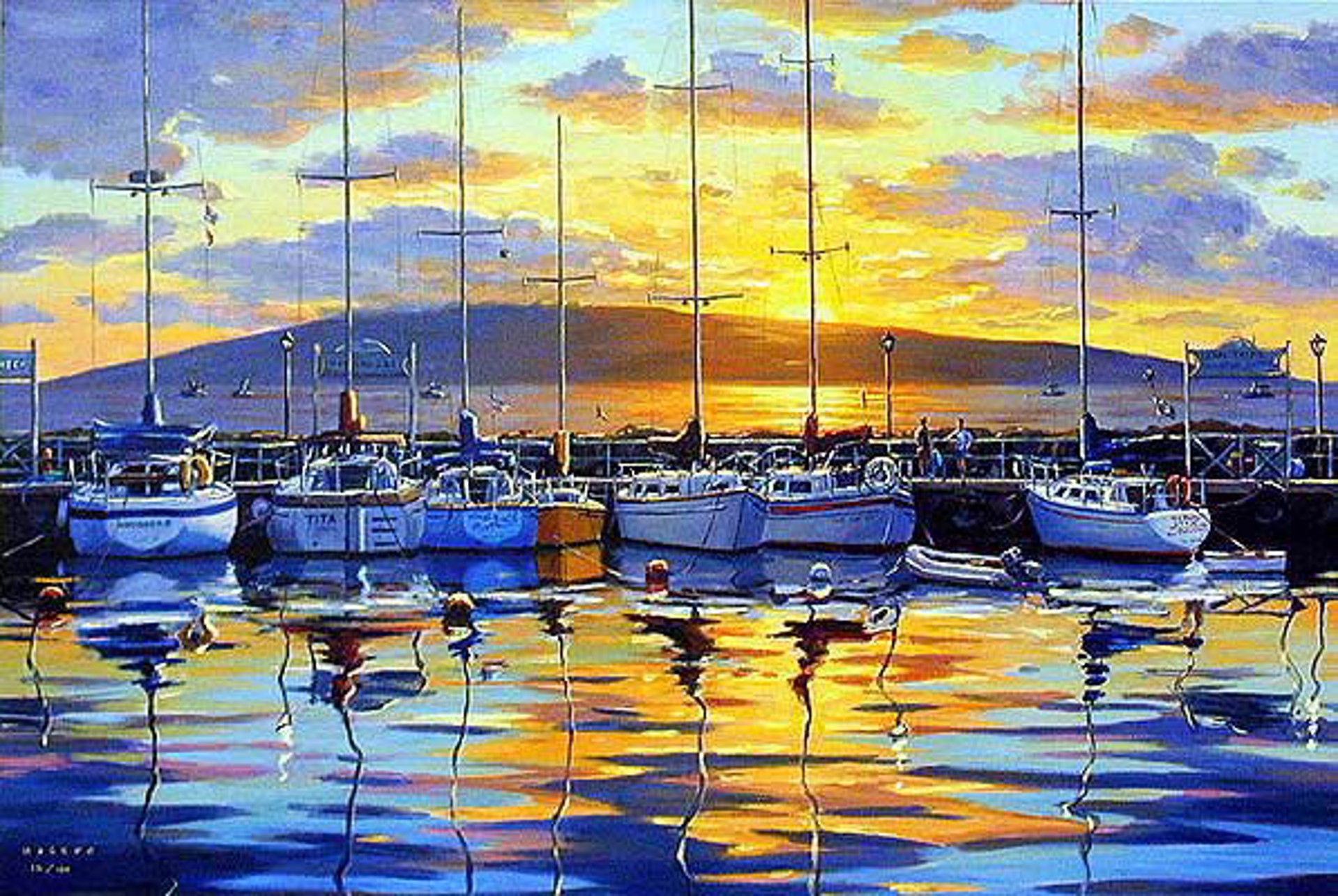 Harbor Sunset - SOLD by Commission Possibilities / Previously Sold ZX
