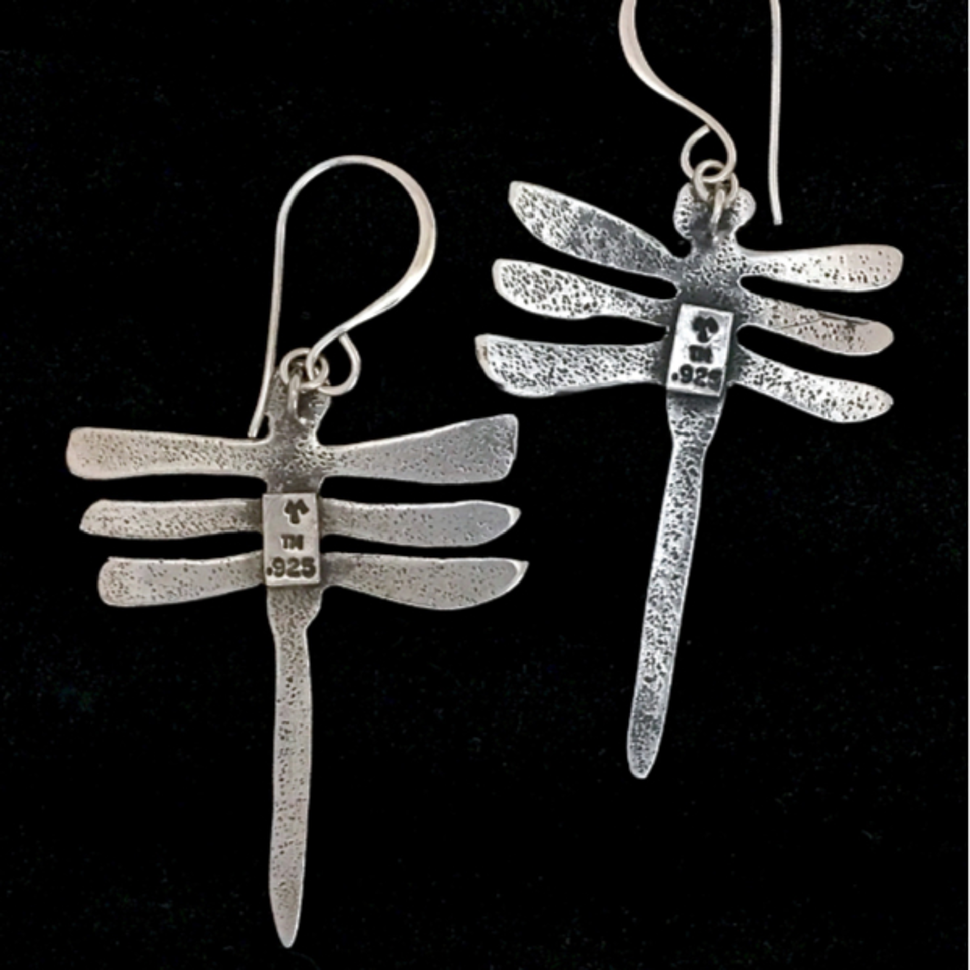 My Protectors dragonfly earrings dangle by Melanie A. Yazzie