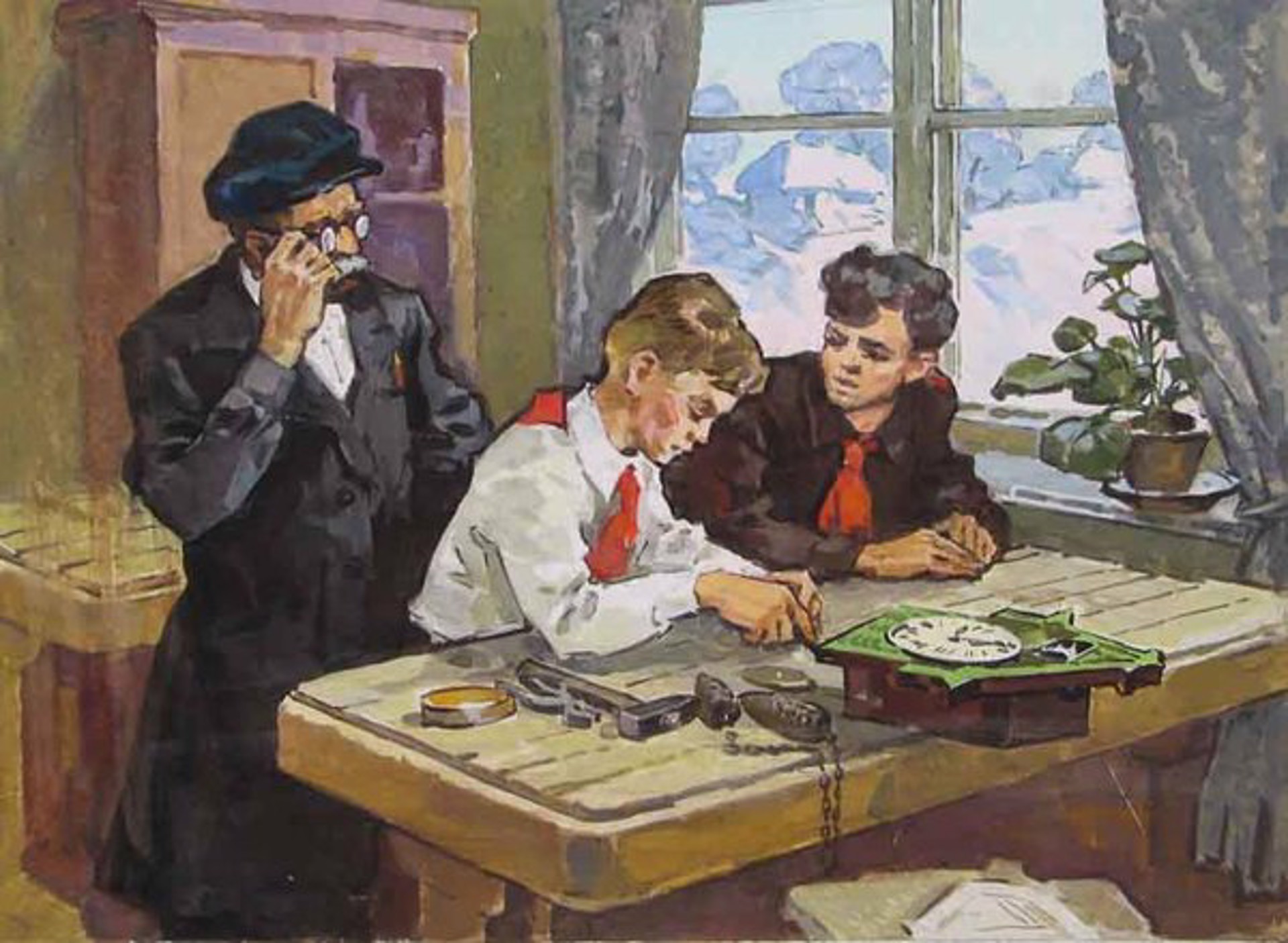 Repairing a Clock by Lev Vitkovsky