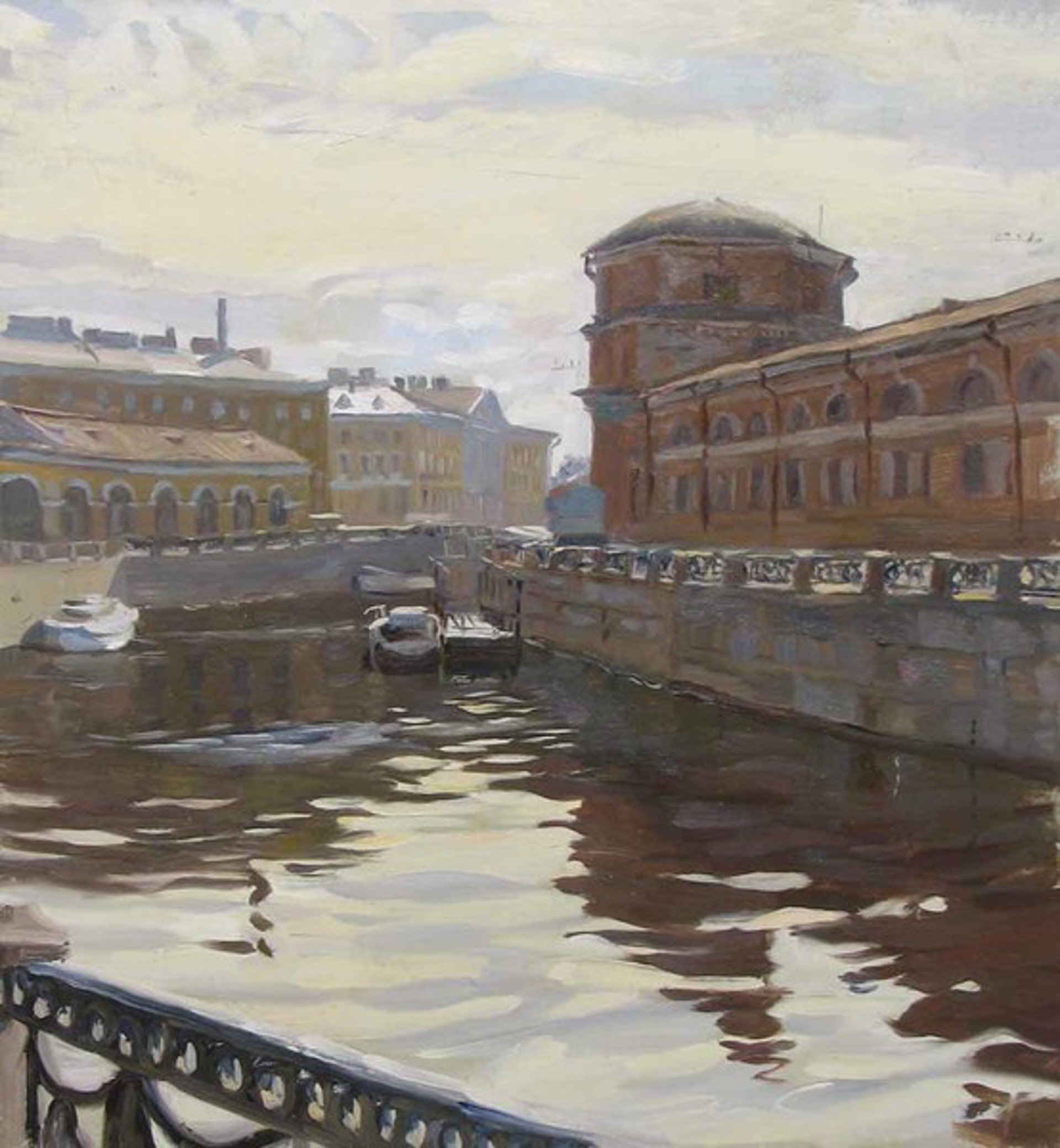 Channel in St. Petersburg by Vyacheslav Morgun