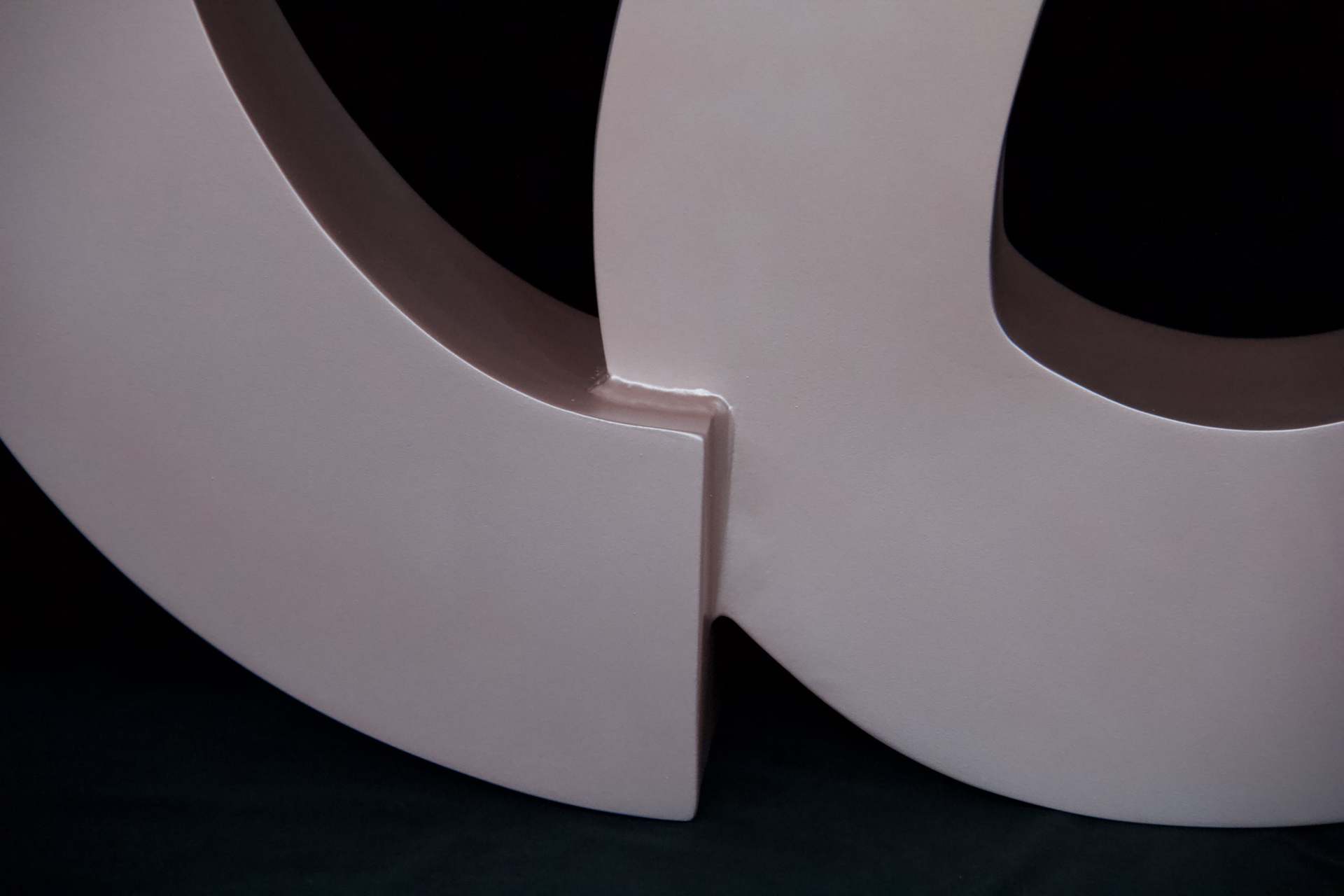 XO Sculpture by Tara Conley