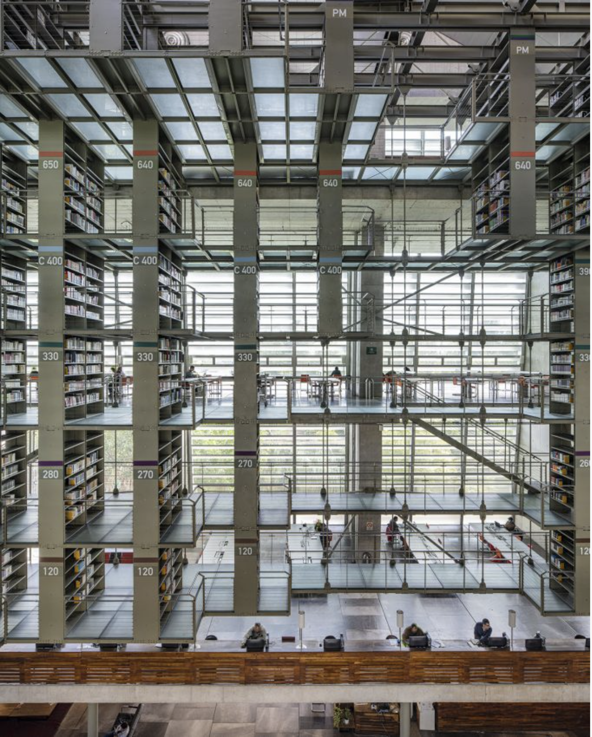 Biblioteca Vasconcelos, Mexico City, Architects: Alberto Kalach, Juan Palomar Verea by Reinhard Gorner