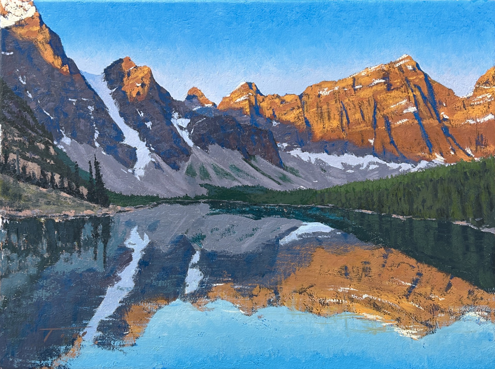 Moraine Lake Sunrise by Todd Lachance | Mountain Galleries