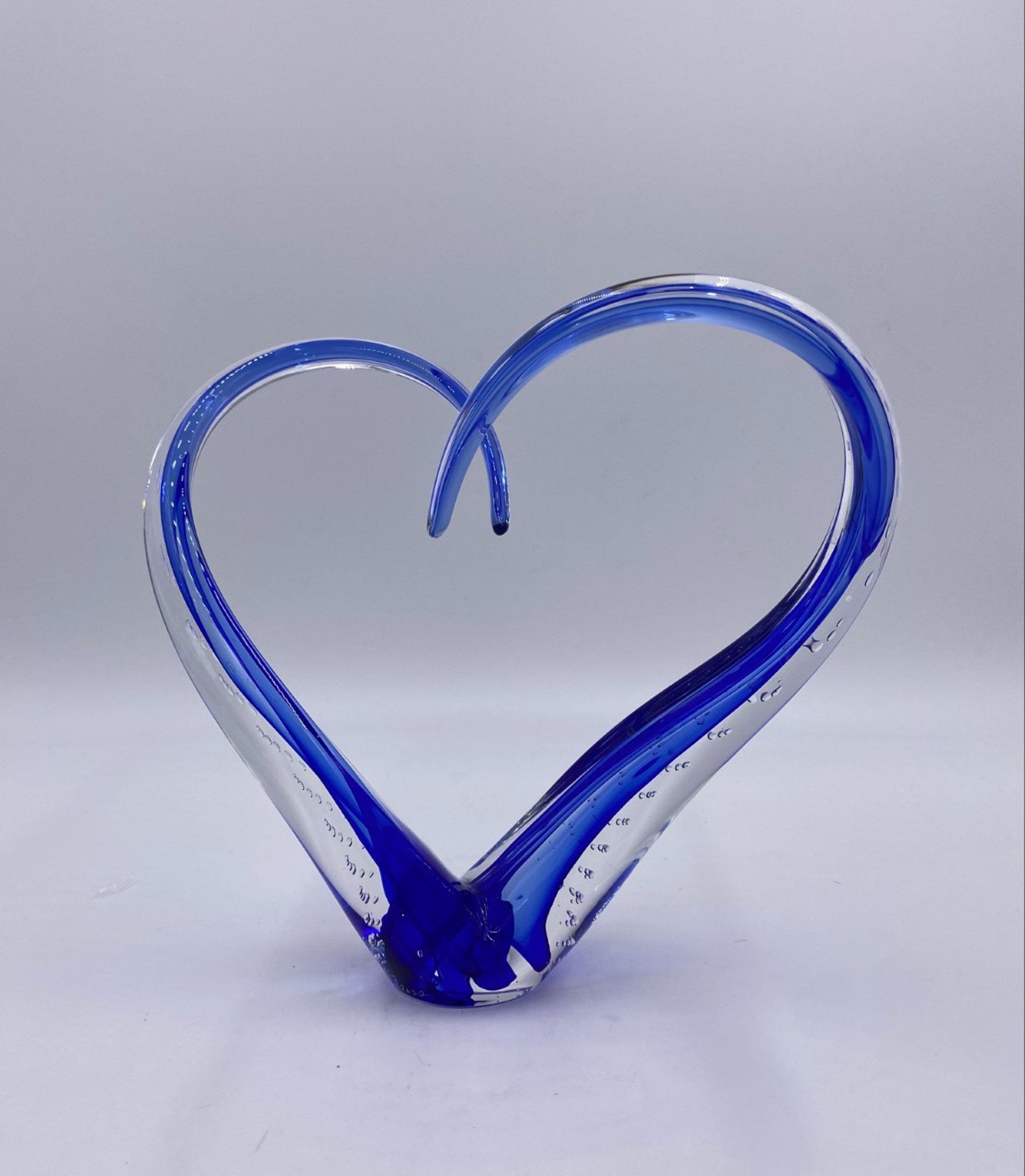 Small Love Sculpture (Blue) by Scott Hartley