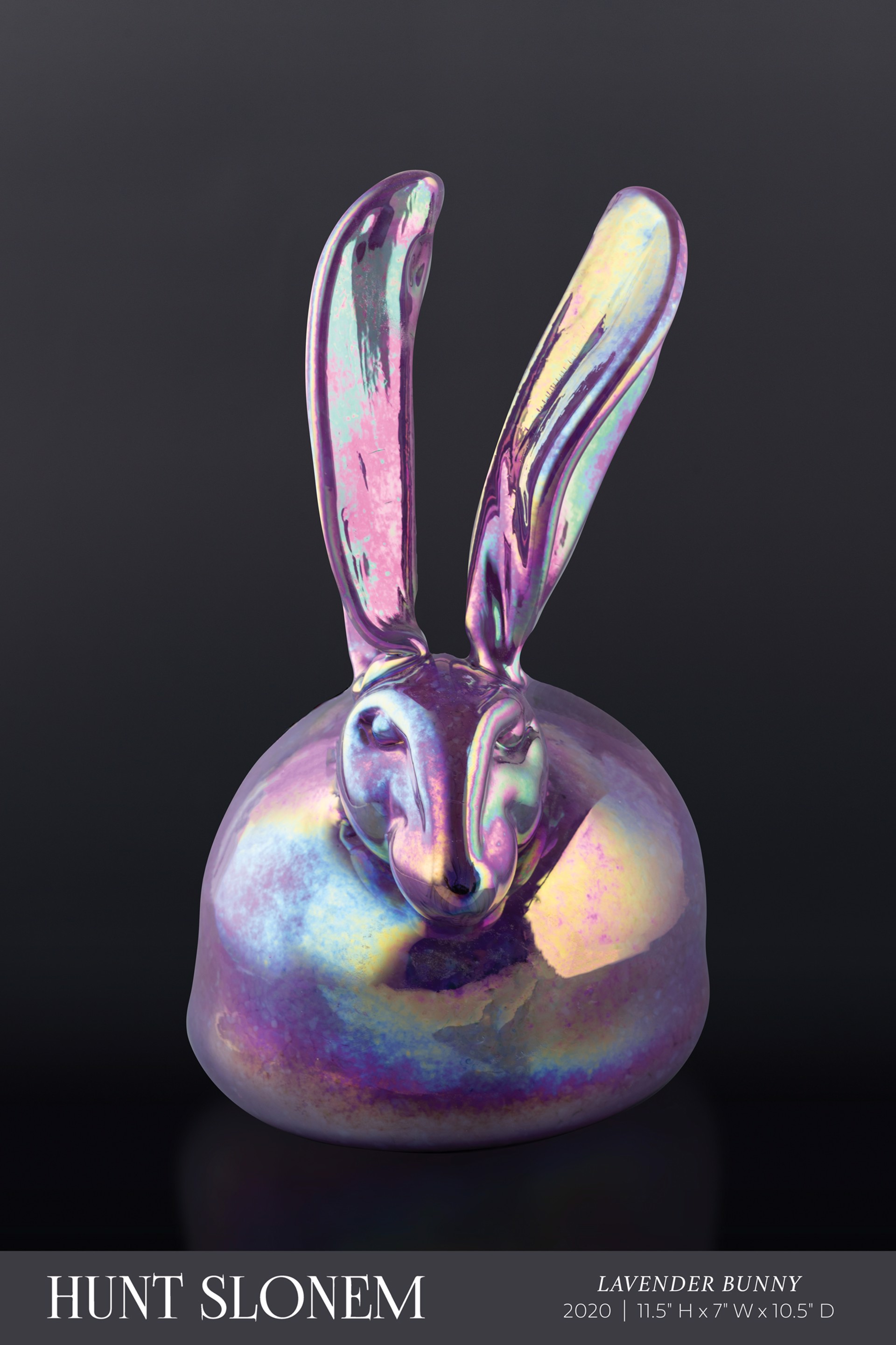 Lavender Bunny by Hunt Slonem