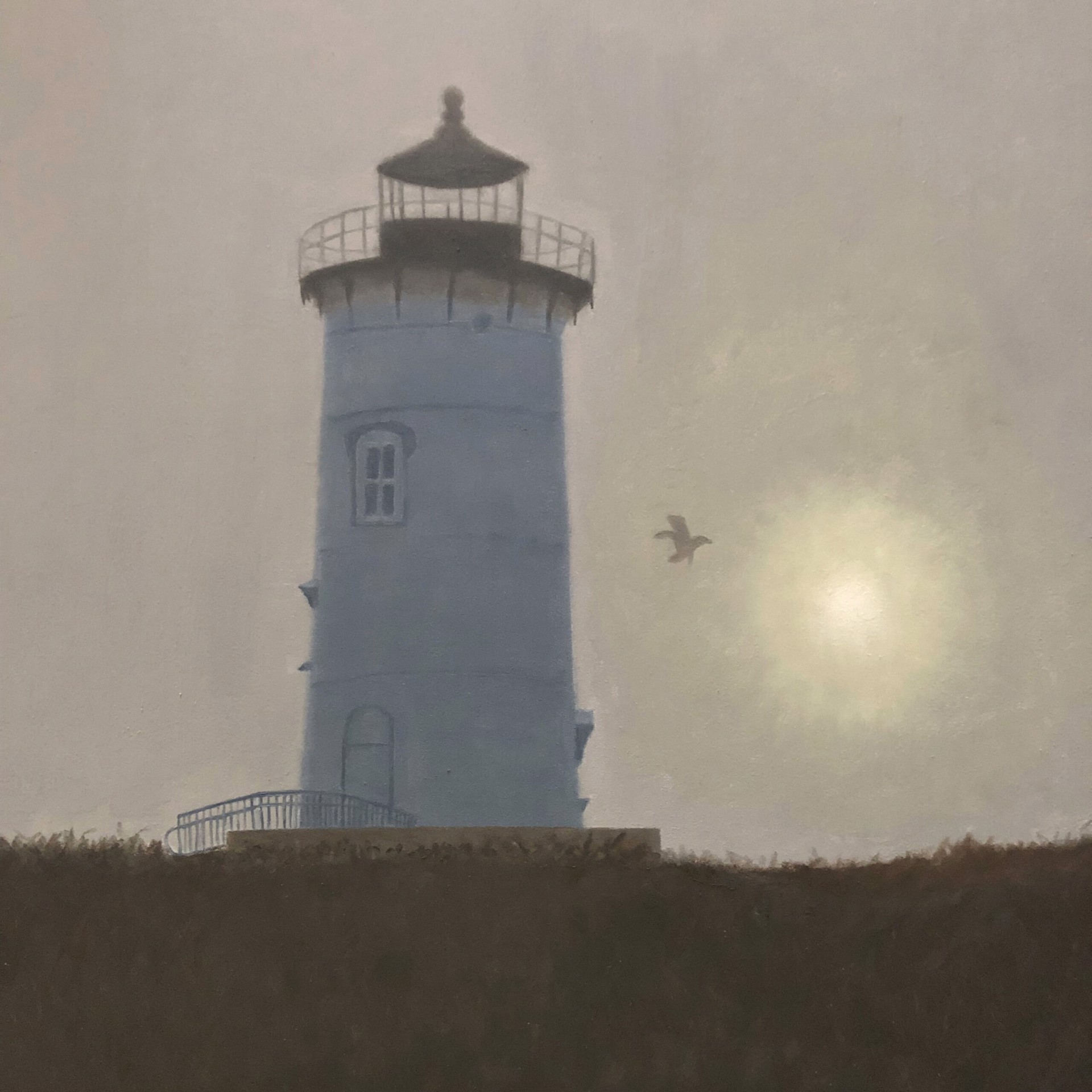 Karen Gale Merkin "Foggy Day" by Oil Painters of America