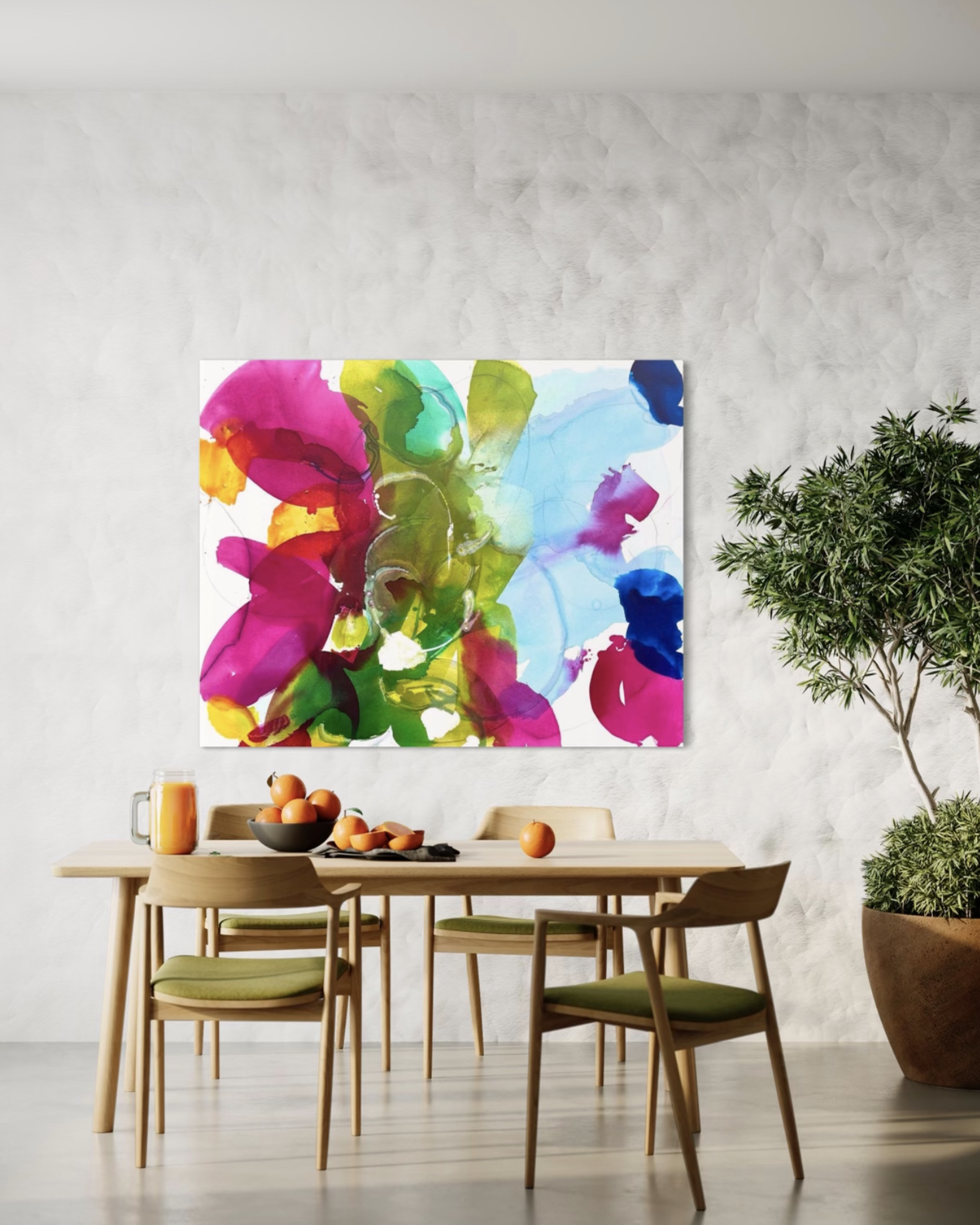 Bright Blooms I by Liz Barber