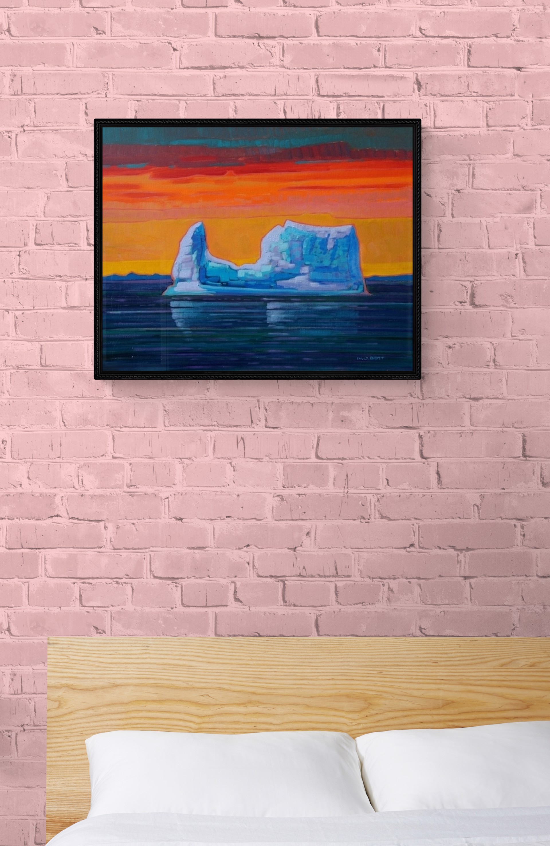 Iceberg In Evening Light by Nicholas Bott