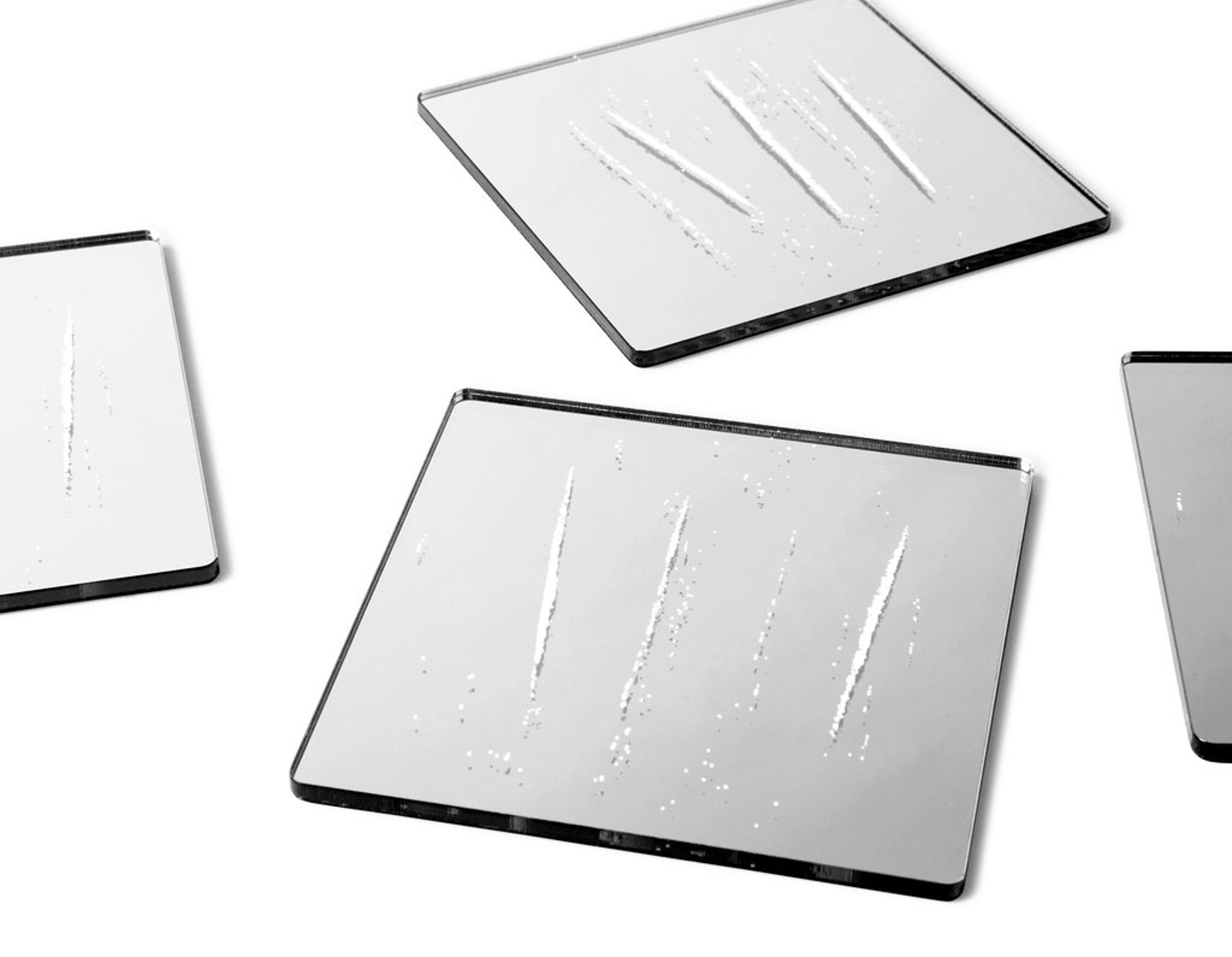 The Night You Left Coasters (Silver) by Nir Hod