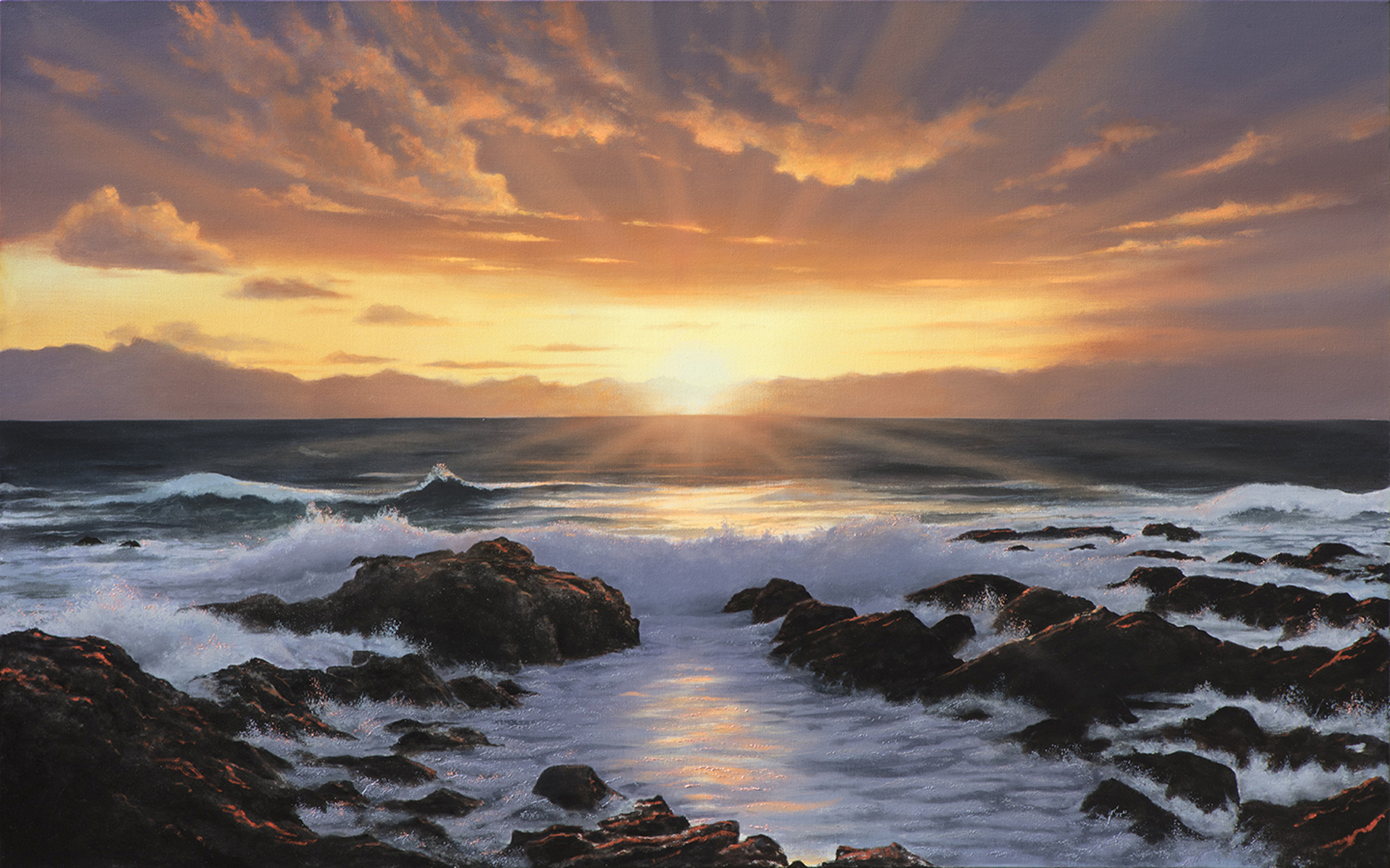 Pacific Sunrise by Alexander Volkov