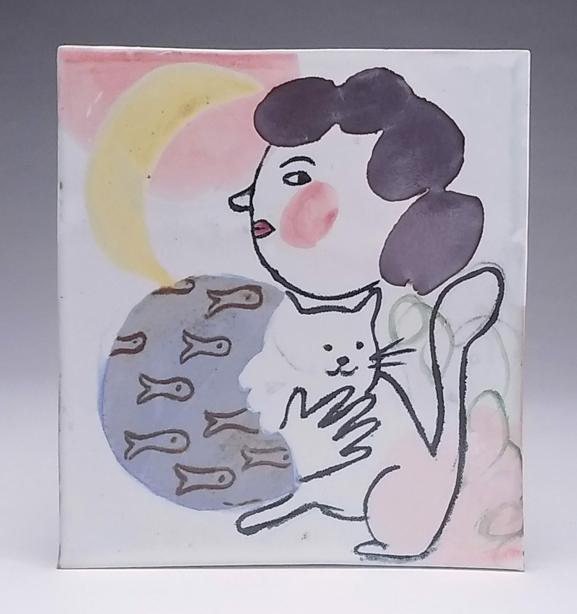 Cat Lady tile by Donna Flanery