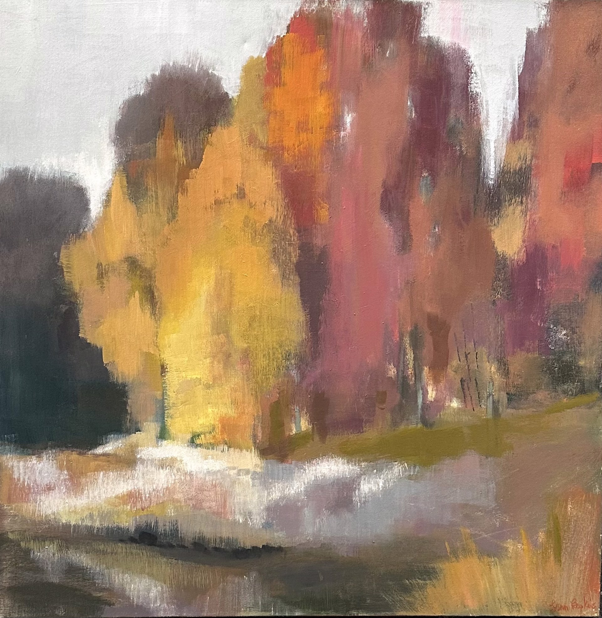 Fall Ablaze I by Lenn Hopkins