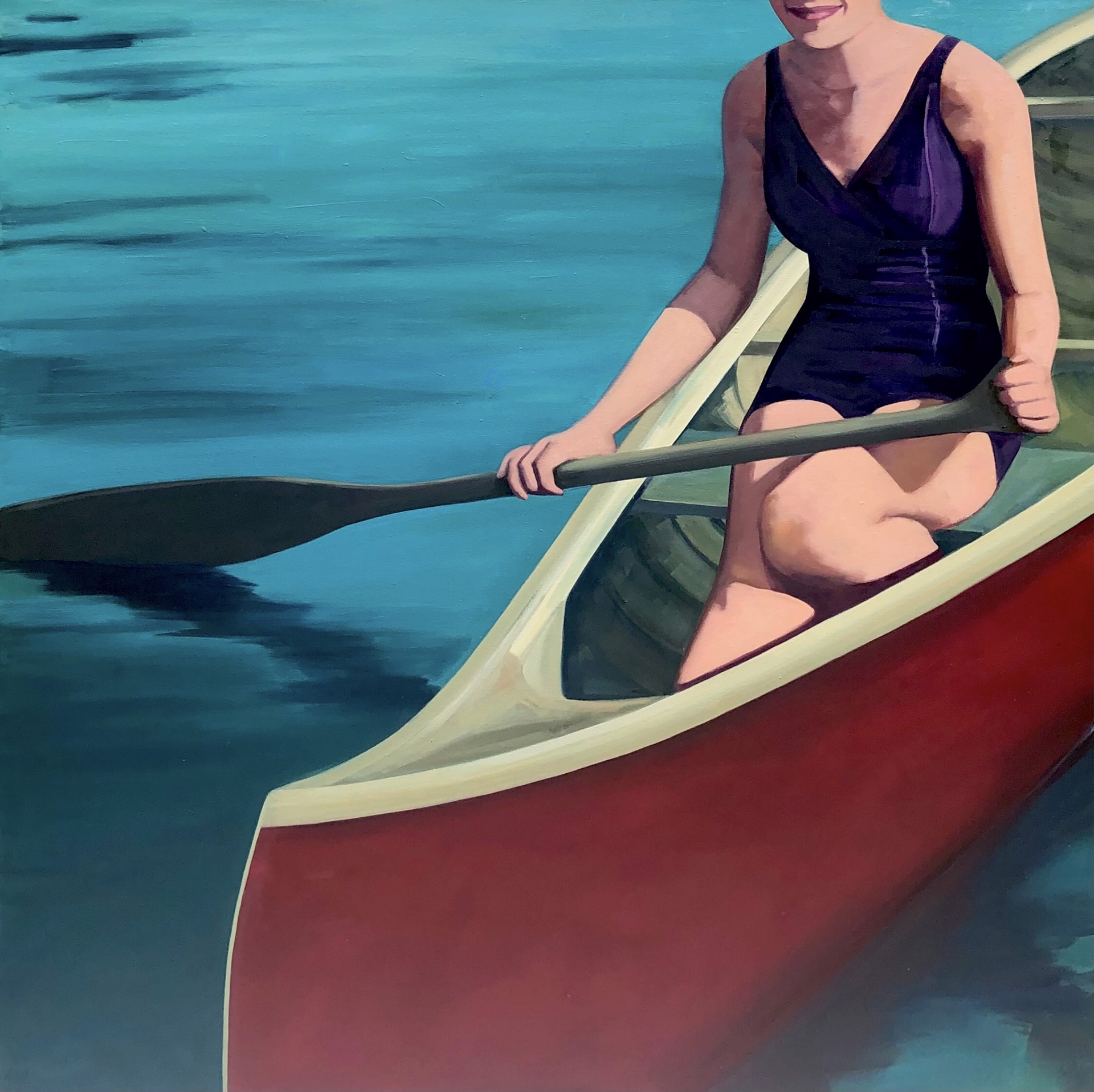 Summer Canoe by Tracey Sylvester Harris