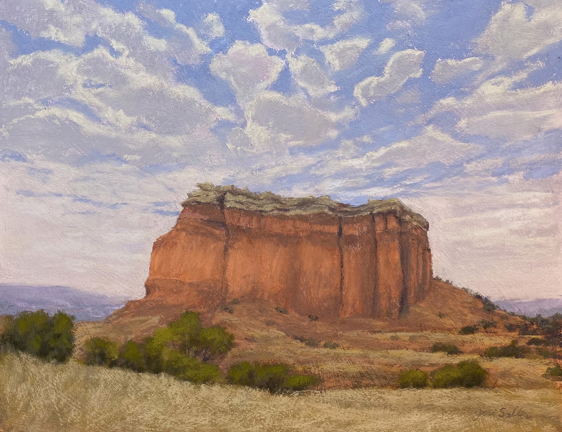 First Sighting of Tule Canyon by Jeri Salter
