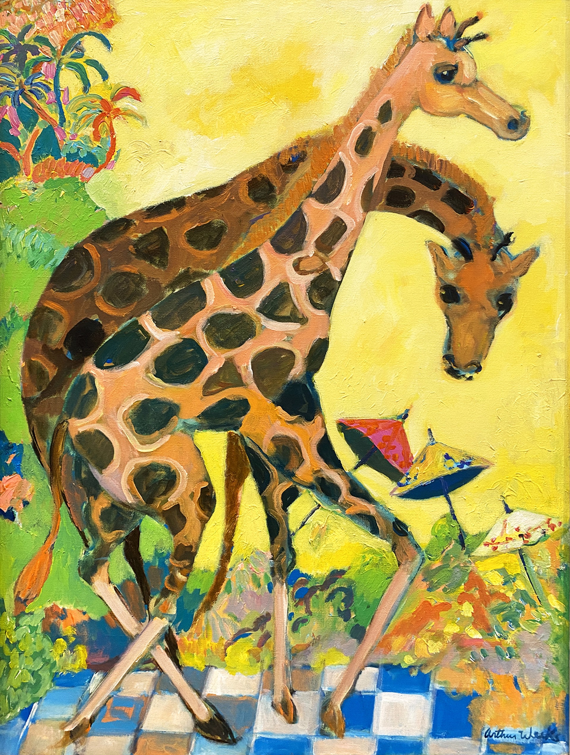 Giraffes by Arthur Weeks
