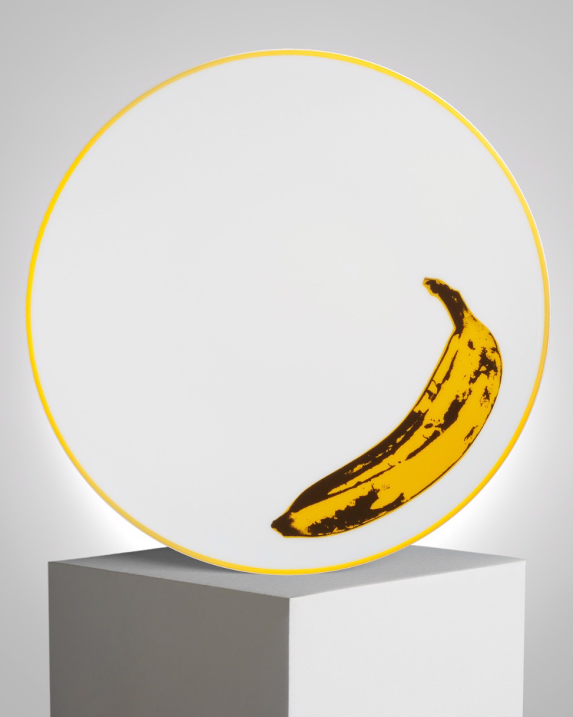 Banana Plate by Andy Warhol