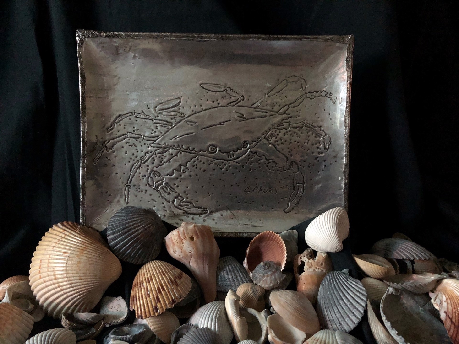 Crab Plate by Chuck Rhoads