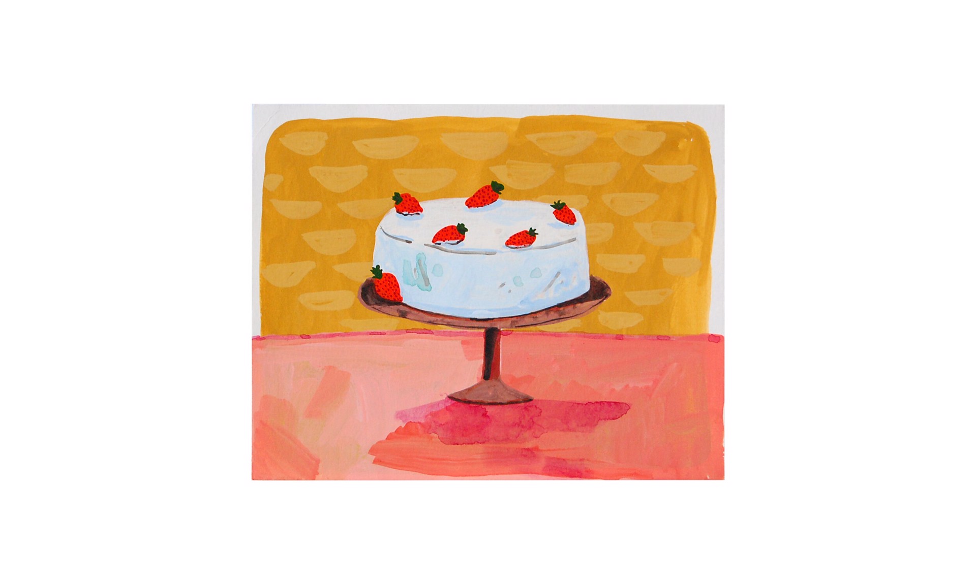 Strawberry Cake by ELIZABETH GRAEBER