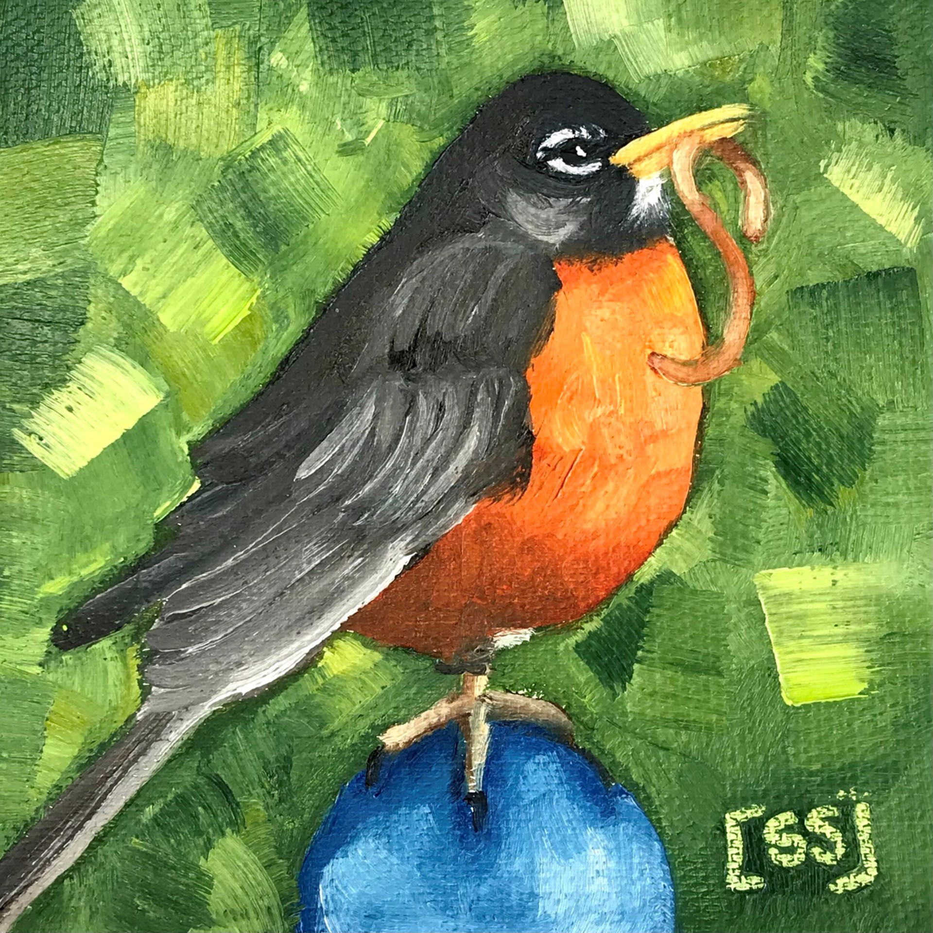 Early Bird - Robin by Sharon Sudduth