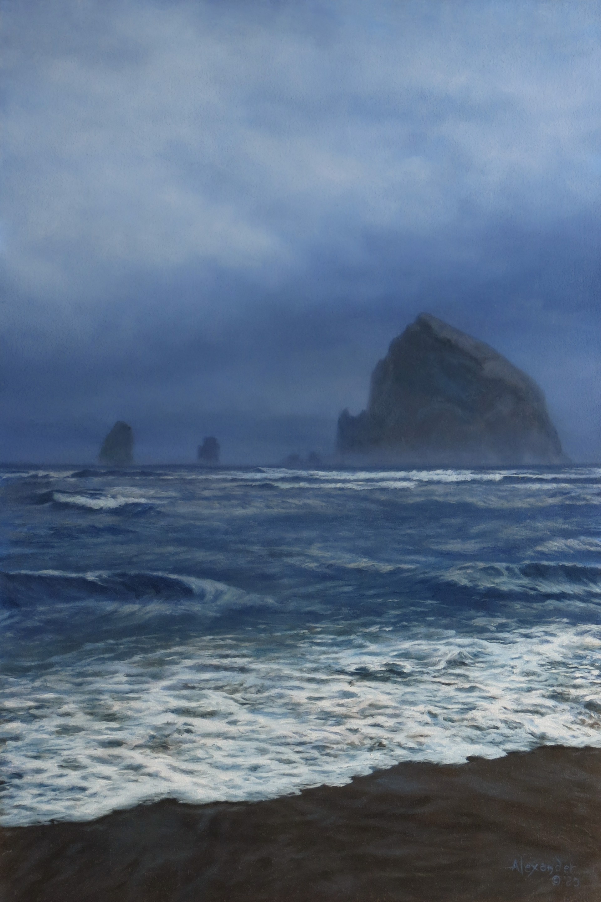 Misty Shores by Rob Alexander
