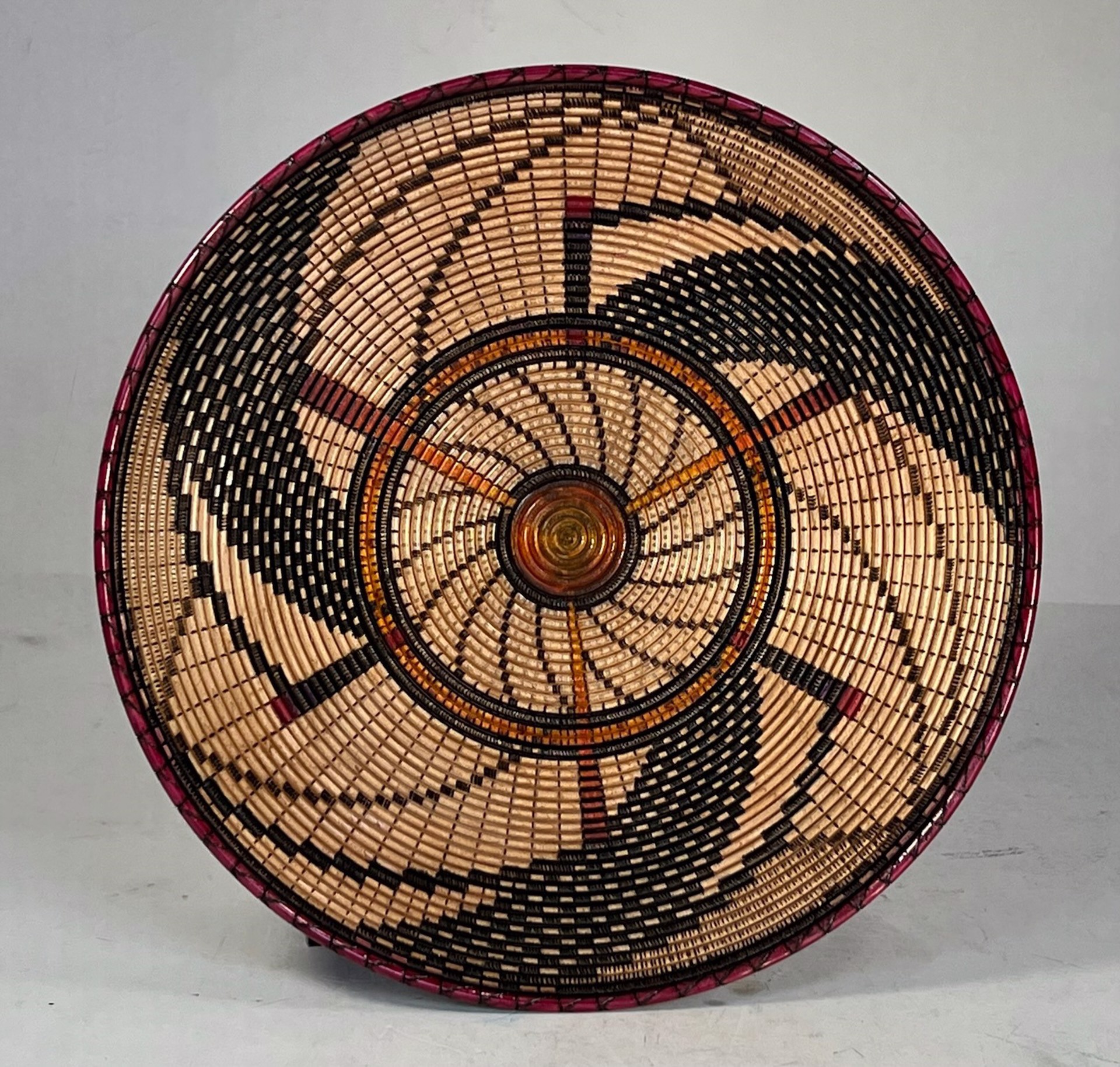 Grandfather Wind Platter by Keoni