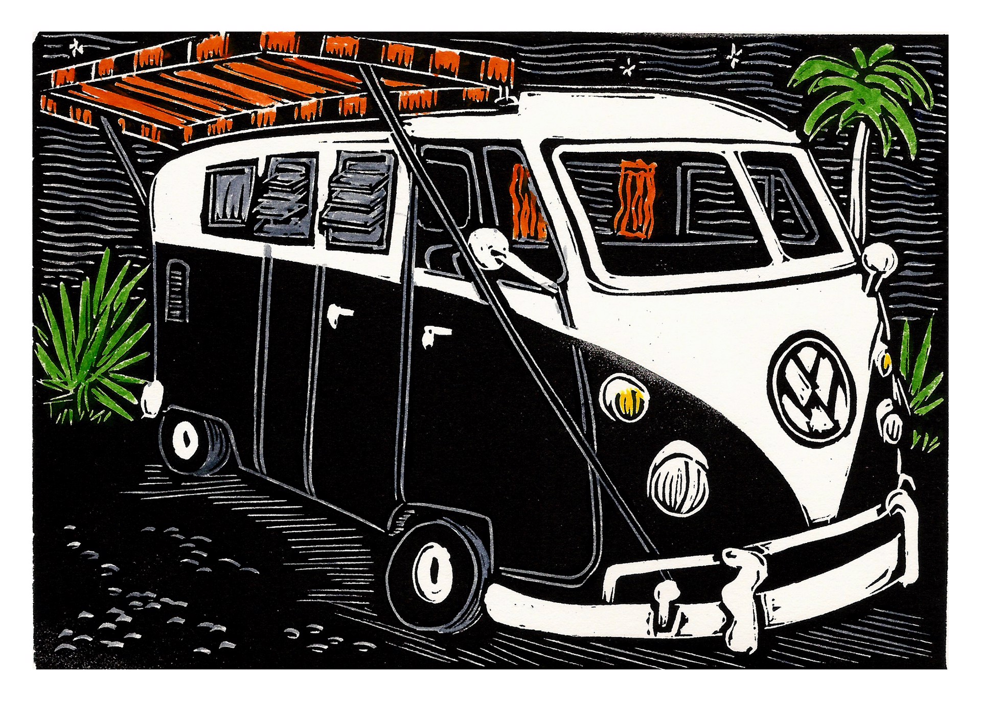 Untitled (VW Camper) 1/50 by Diana Tonnessen