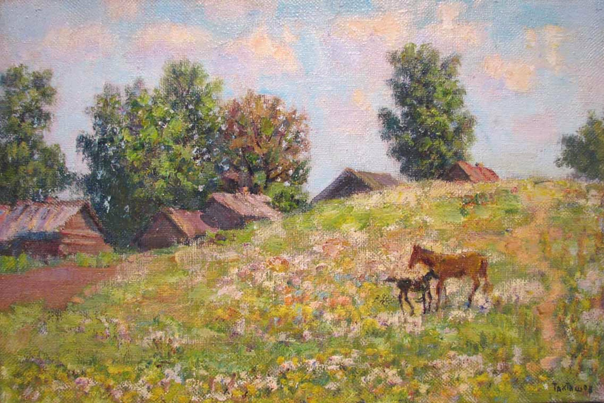 Rural Motif by Ismyatula Taktashov