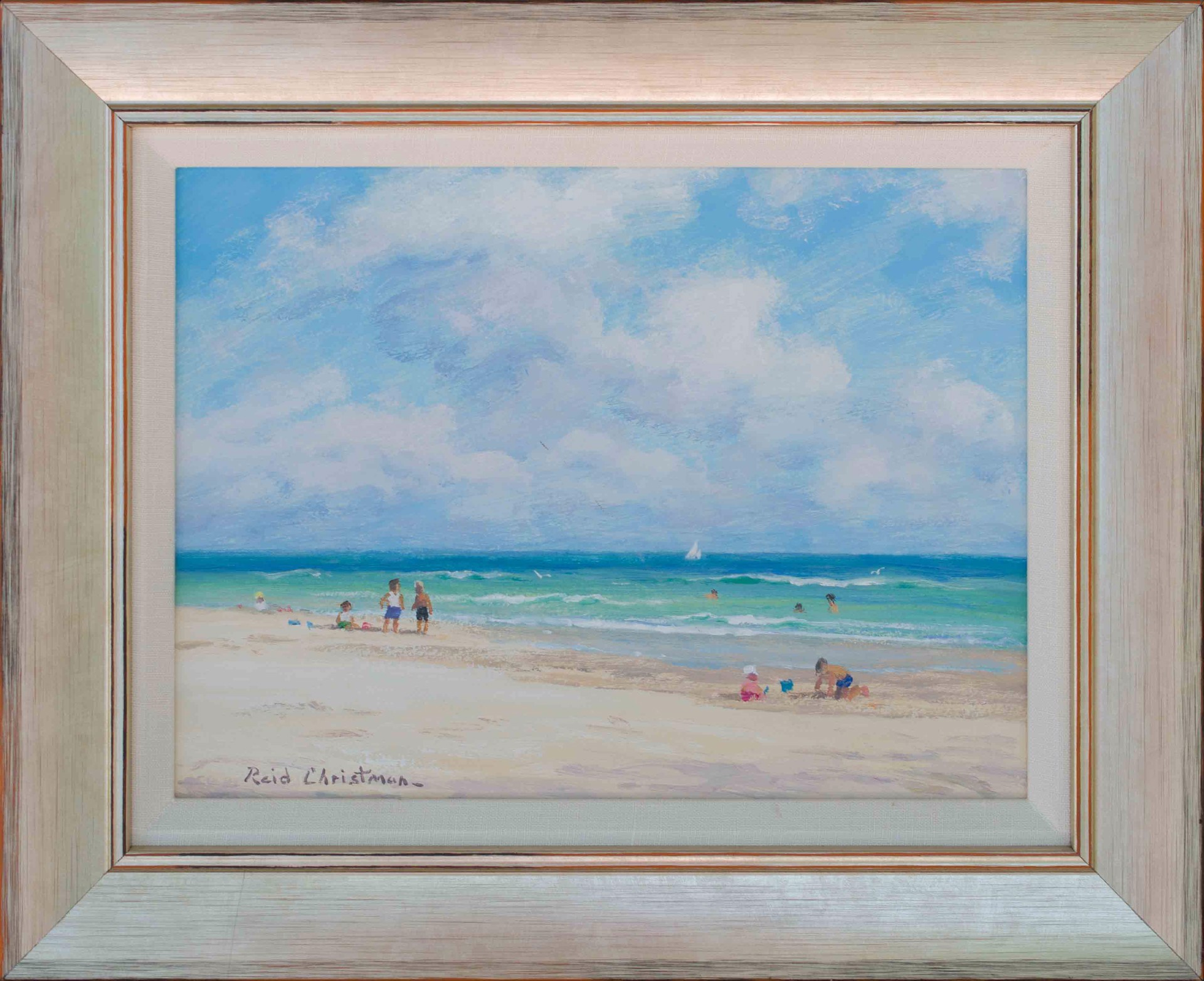 Beach Scene III by Reid Christman