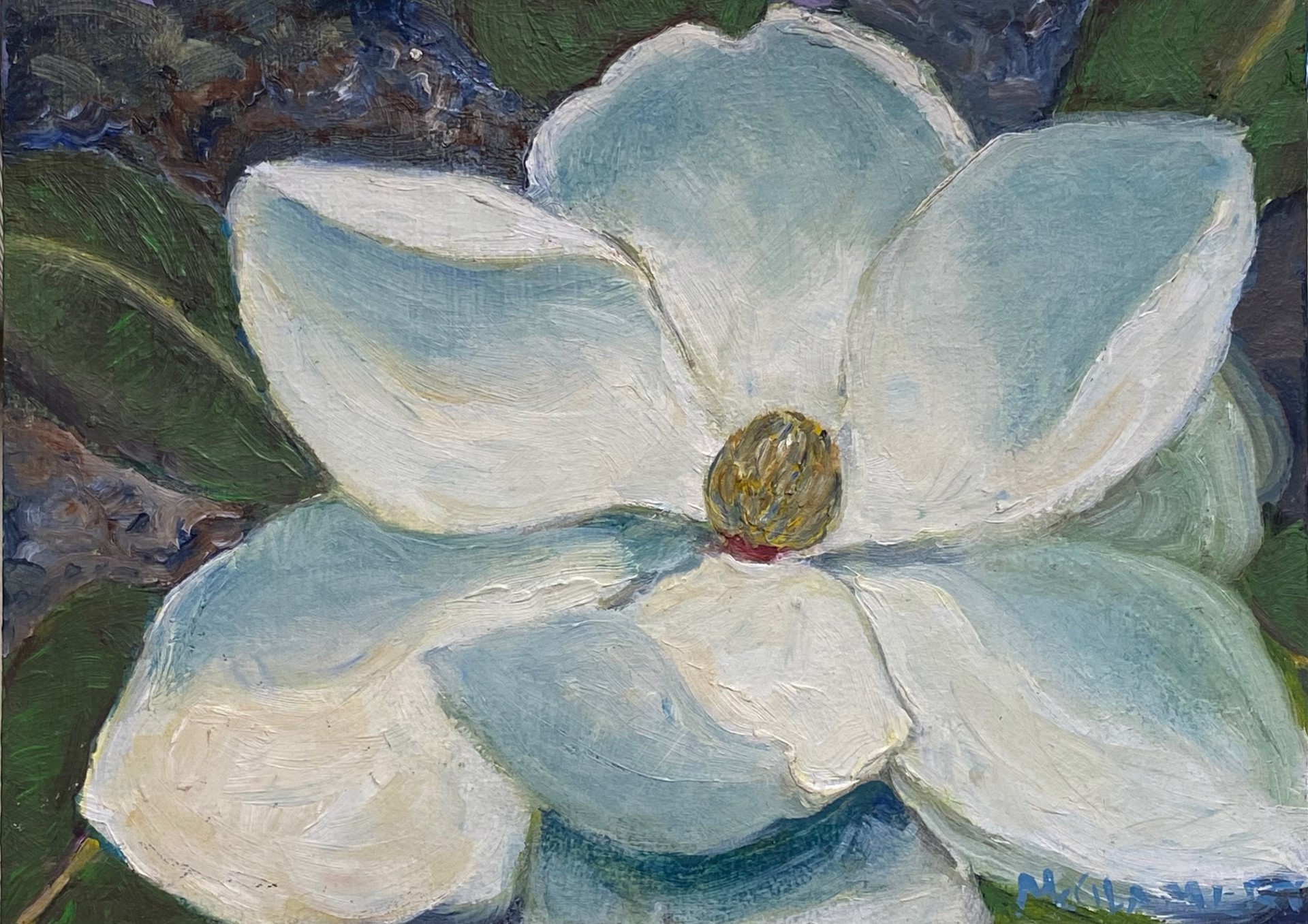 Magnolia Blossom #3 by Betty McGlamery