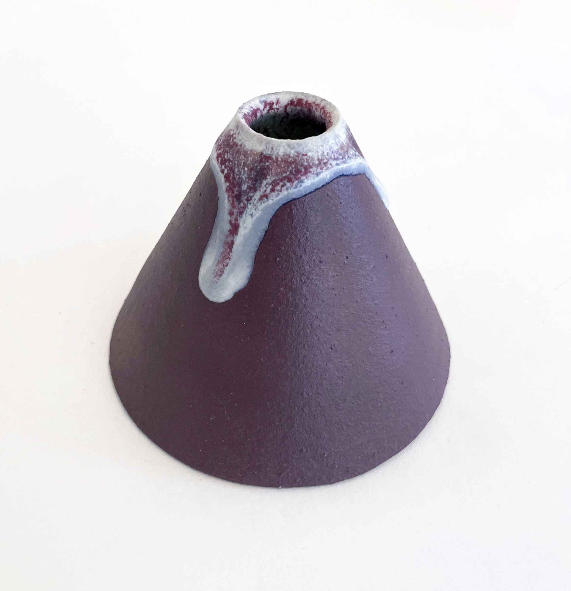Purple Volcano Vase by Bean Finneran