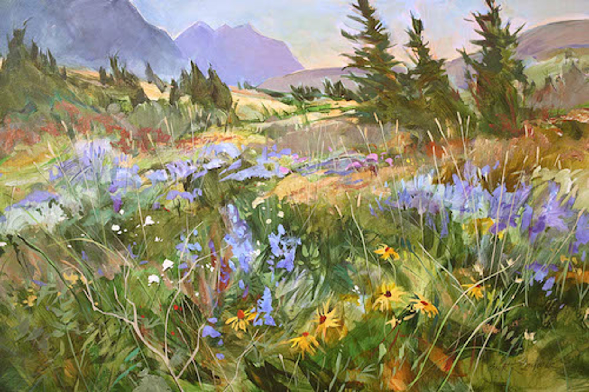 Mountain Meadow Celebration by Brent Laycock