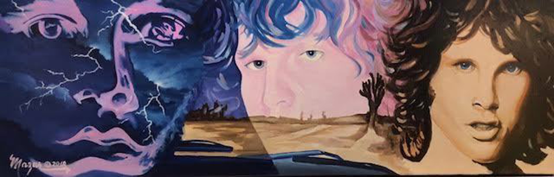Jim Morrison "Riders of the Storm" by Ruby Mazur