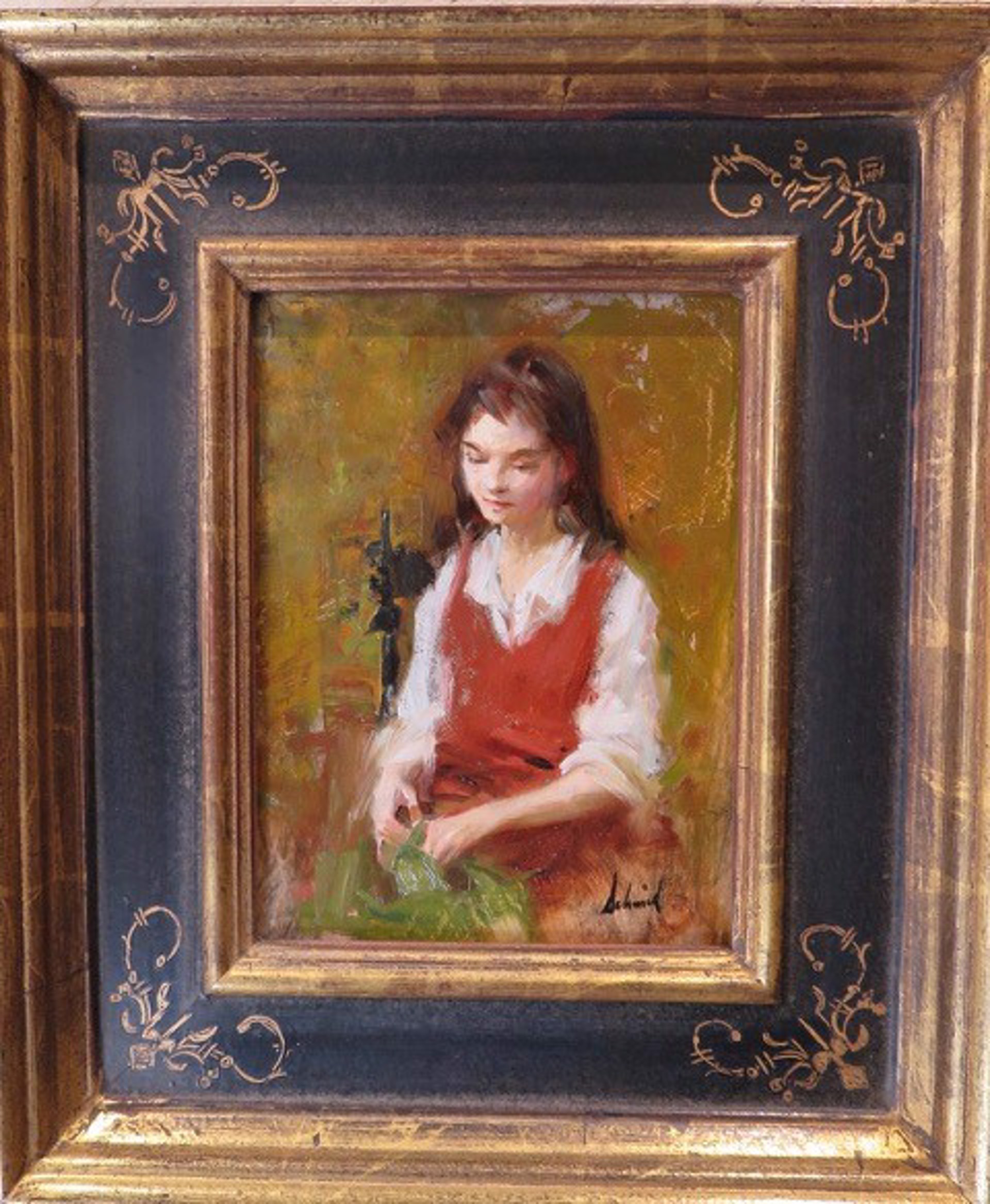 Young Girl by Richard Schmid