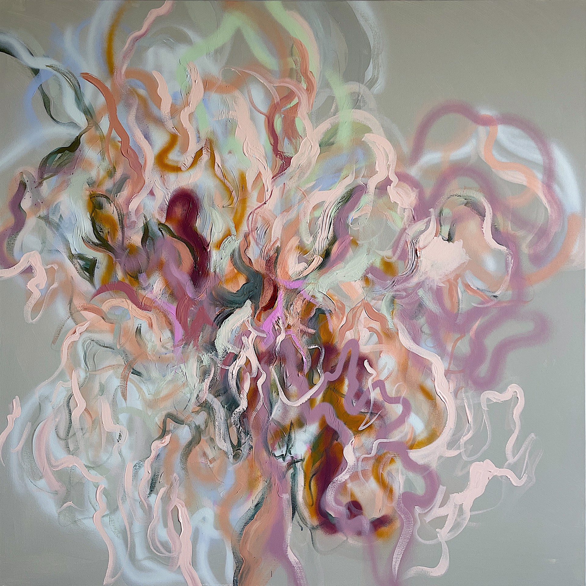 Iris Study--Sage Brush by Marcy Cook Vreeland