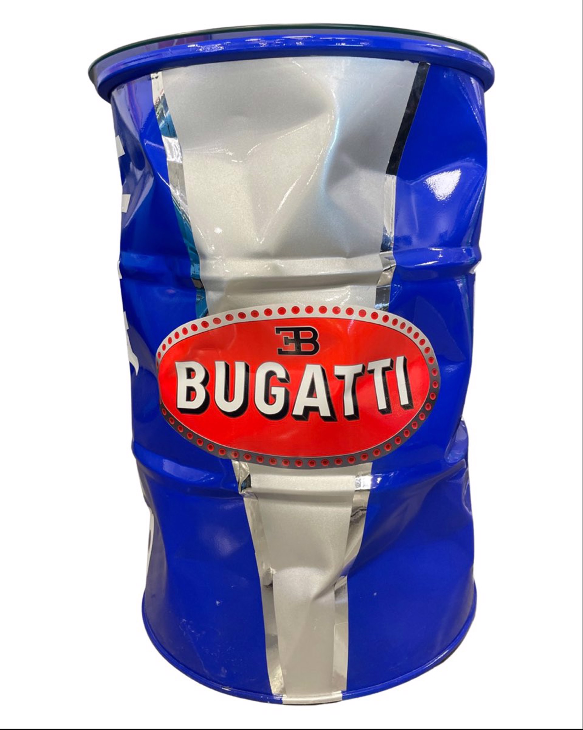 Blue Bugatti by Brand Logo Barrels by Efi Mashiah
