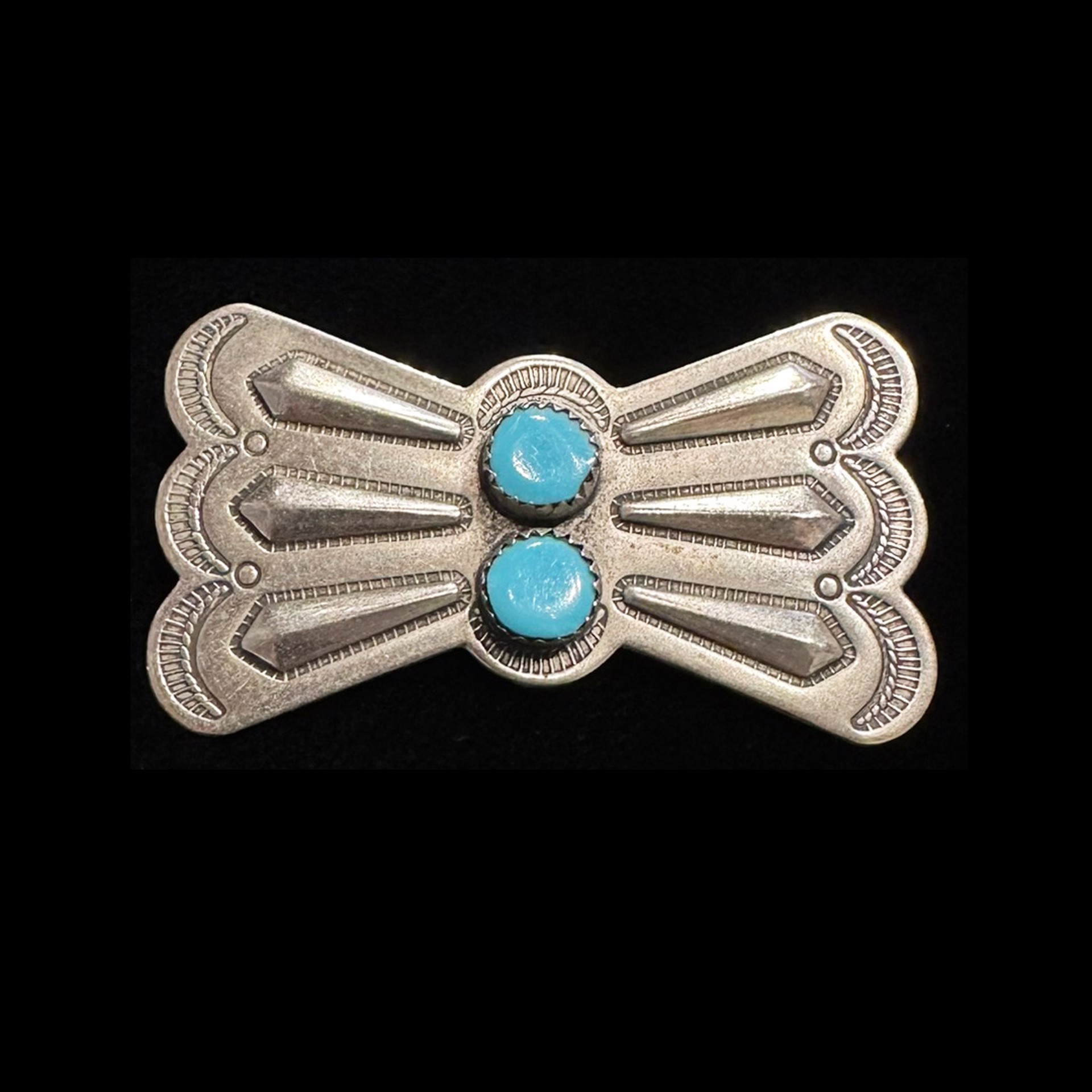 Vintage Turquoise Pin by Artist Unknown