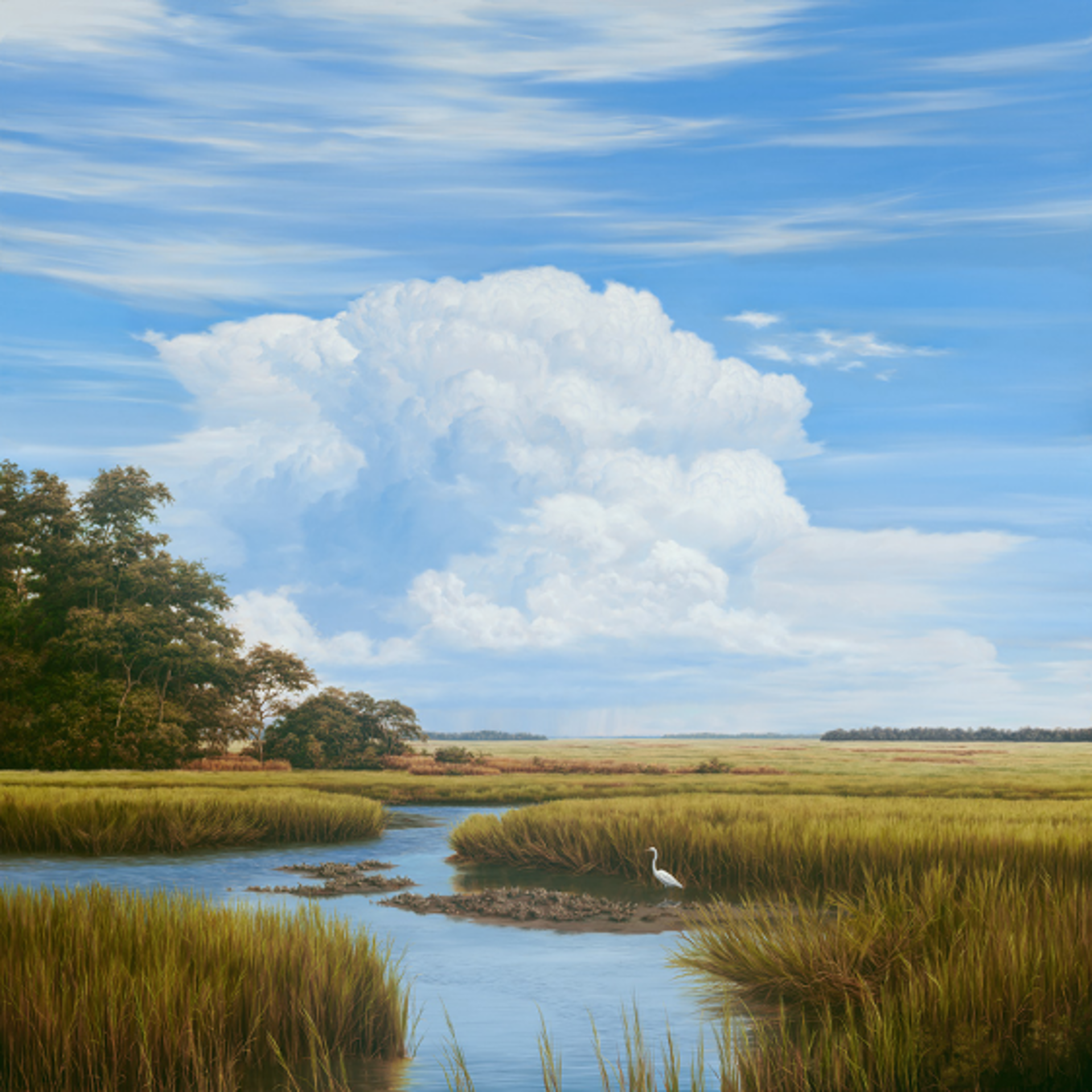 Florida Blue Sky by Henry Von Genk III