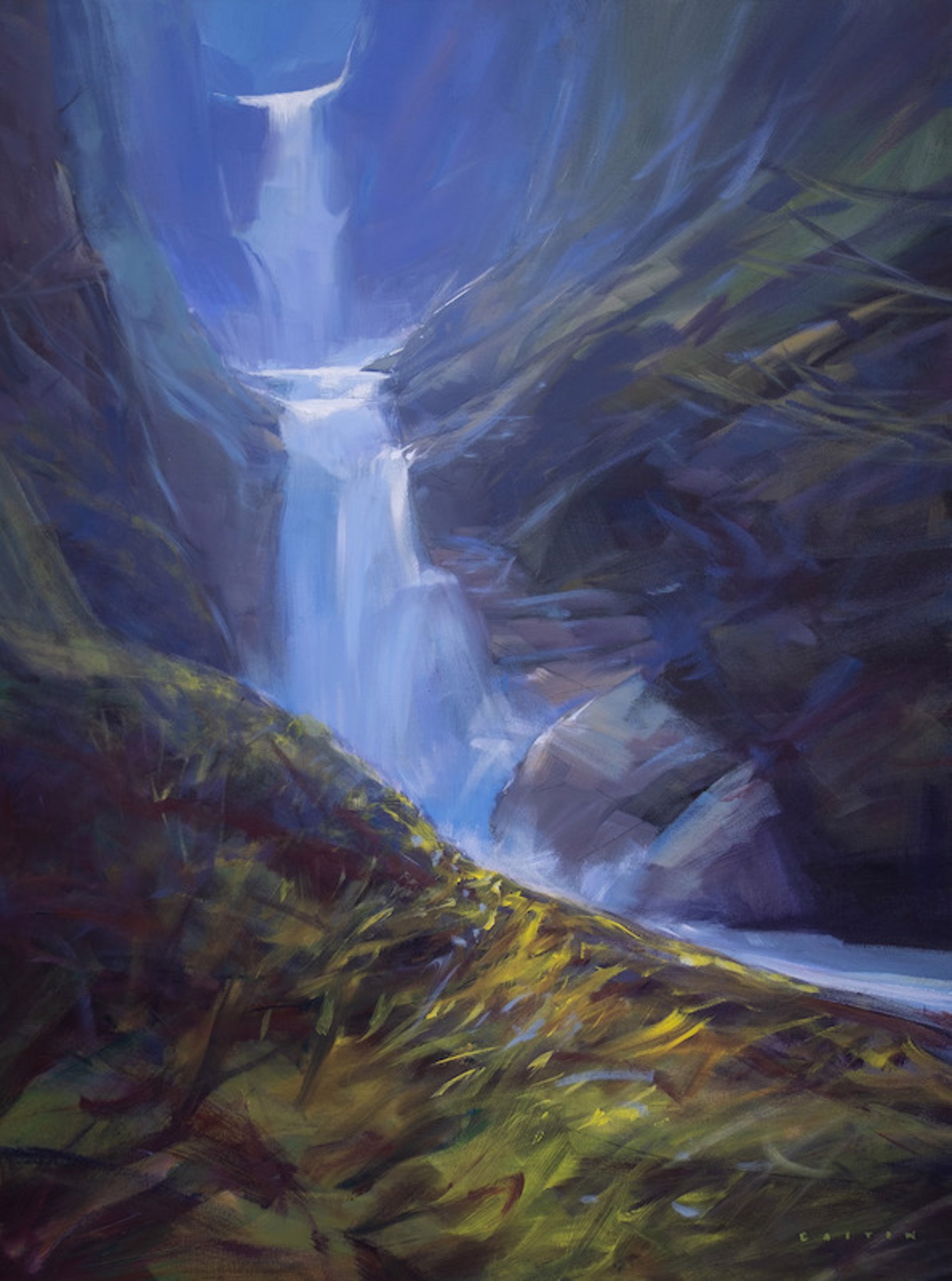 Blue Falls by Charlie Easton