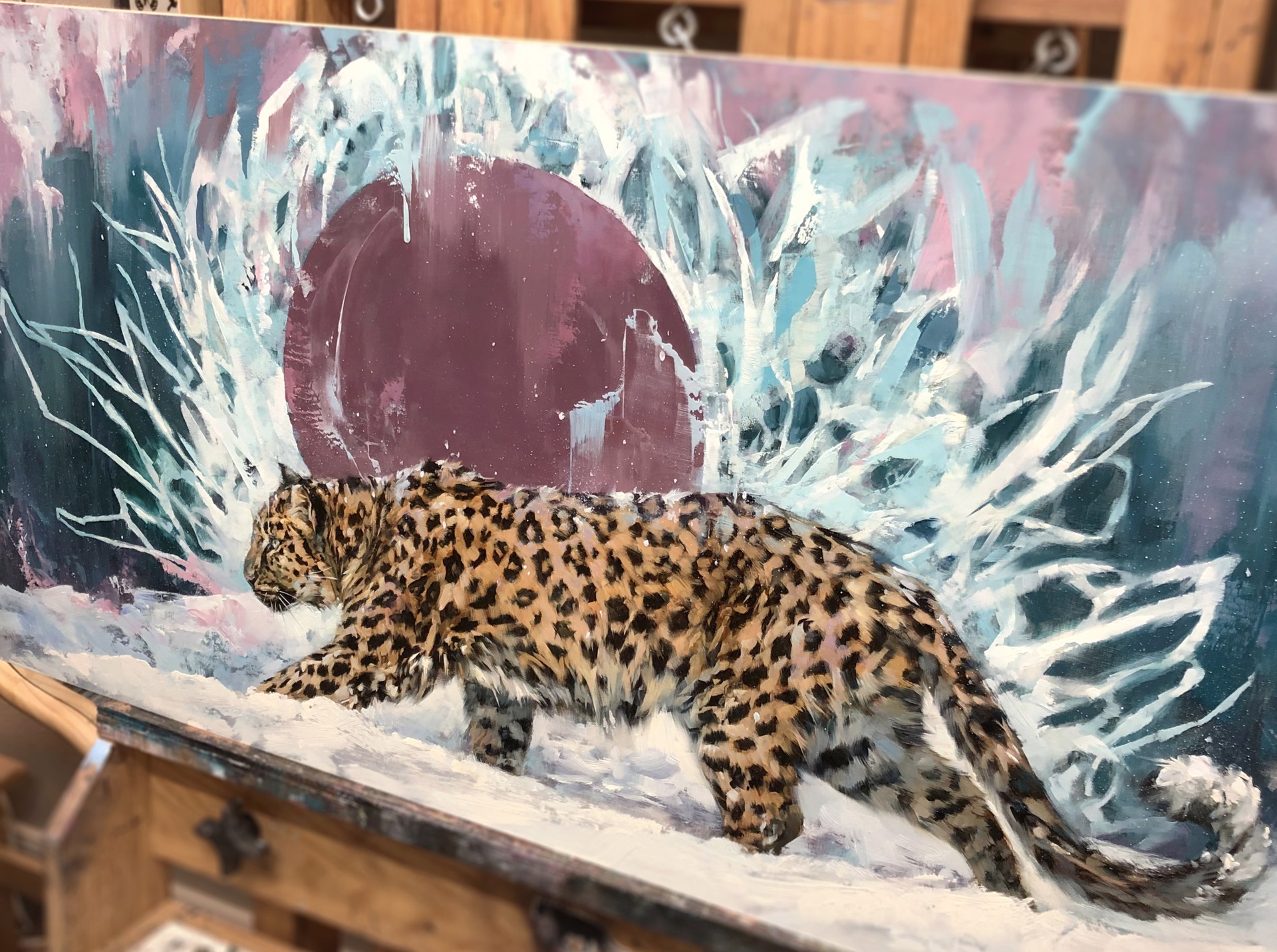 The Amur Leopard by Lindsey Kustusch