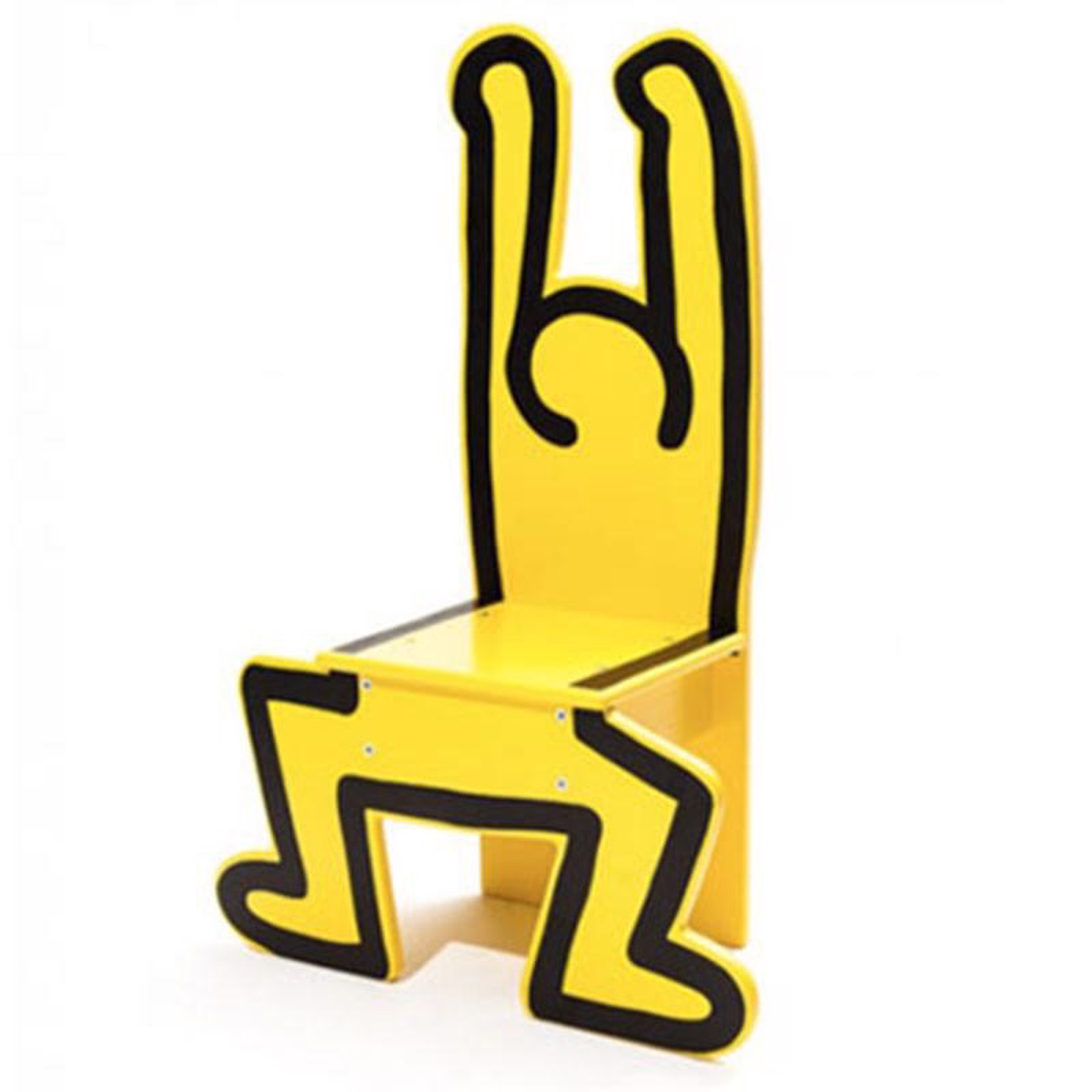 Child's Chair-Yellow by Keith Haring