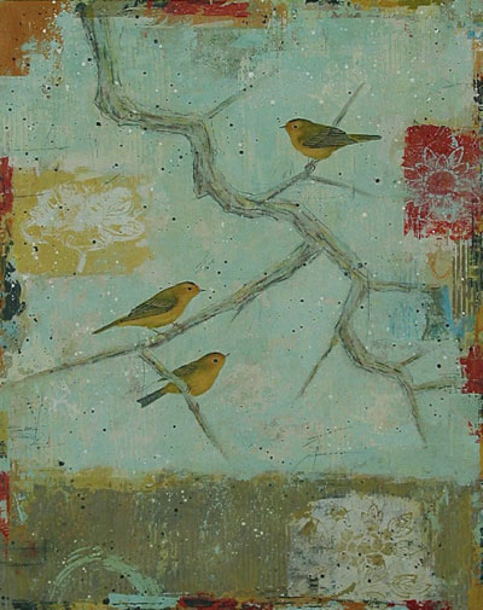 Wilsons Warblers 4 by Paul Brigham