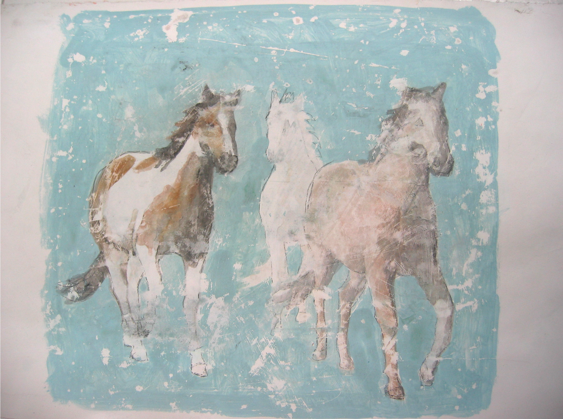 Horses II by Nicole Charbonnet