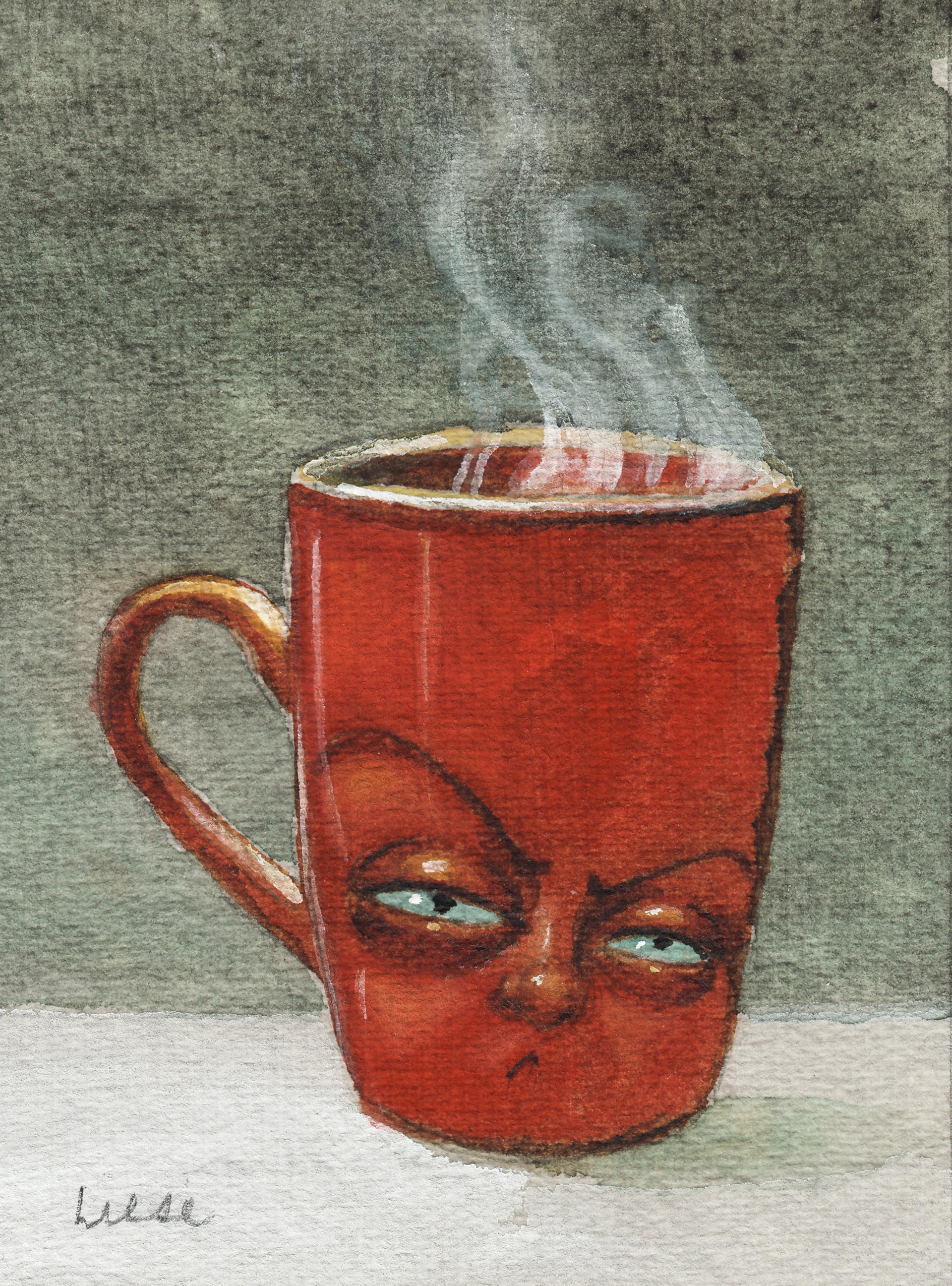 Coffee of Fury (Giclee on Deckled Paper) G.O. by Liese Chavez
