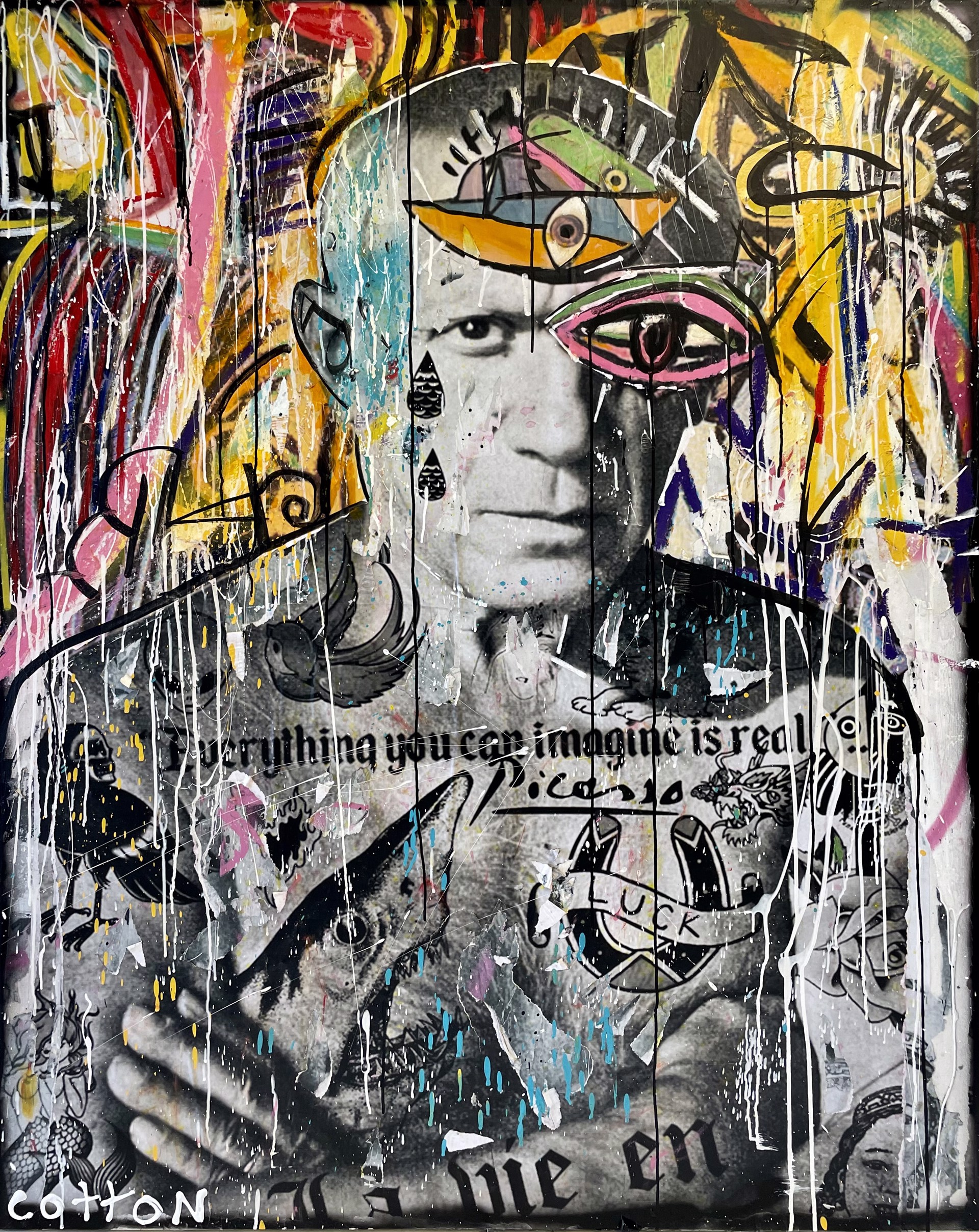 Pablo Picasso (Everything You Can Imagine Is Real) by Andrew Cotton