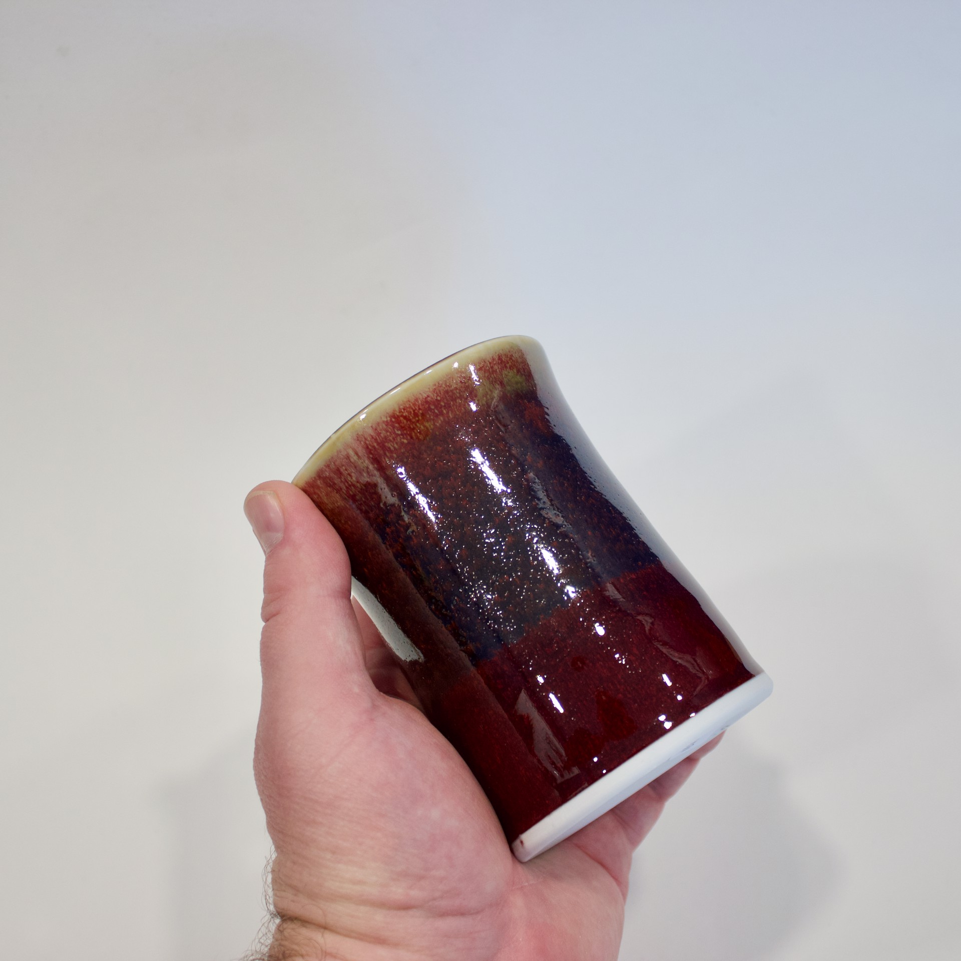 Oxblood Red Beaker by John Masterton